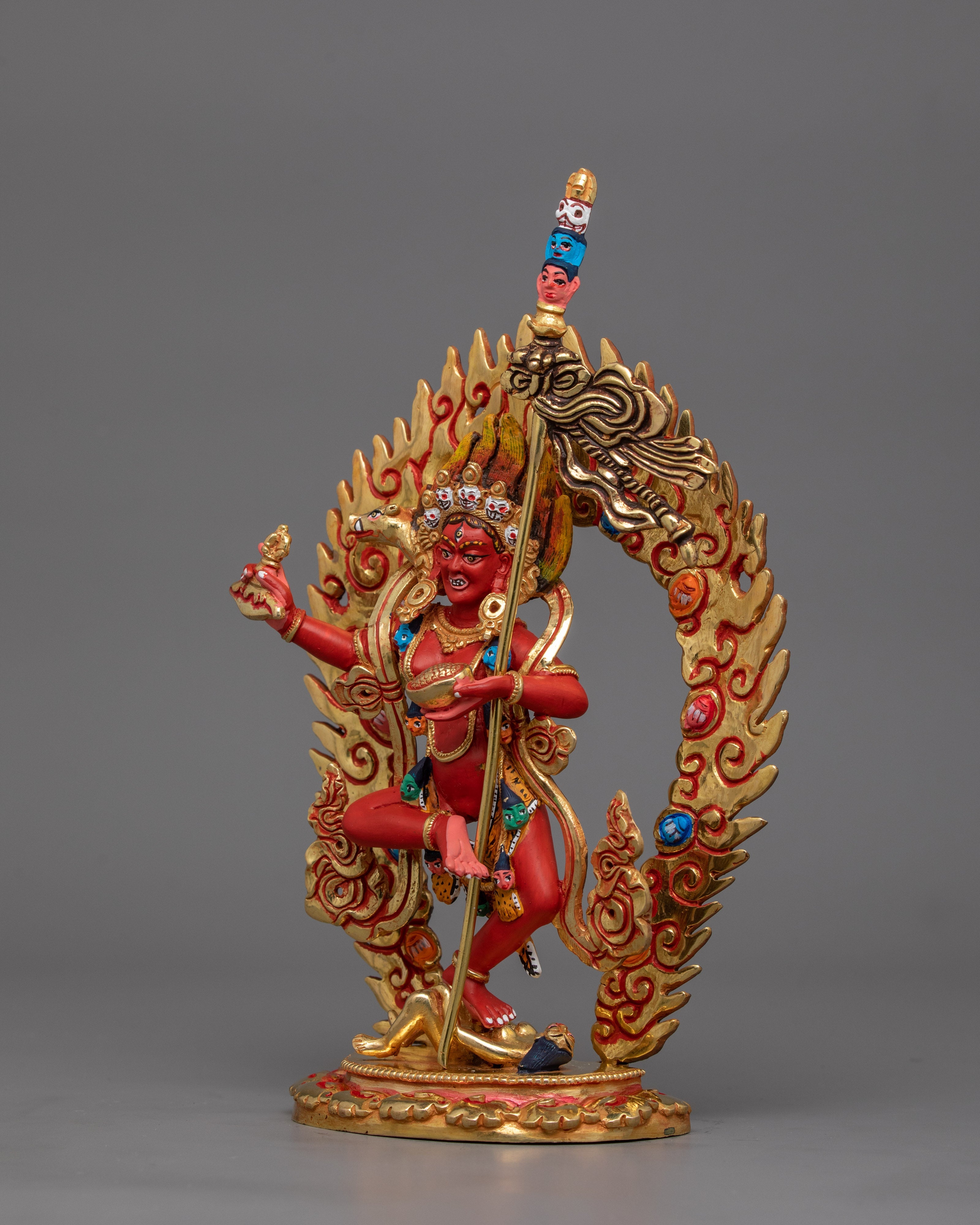 Himalayan Dorje Phagmo Sculpture | Goddess of Wisdom, Power and Protection