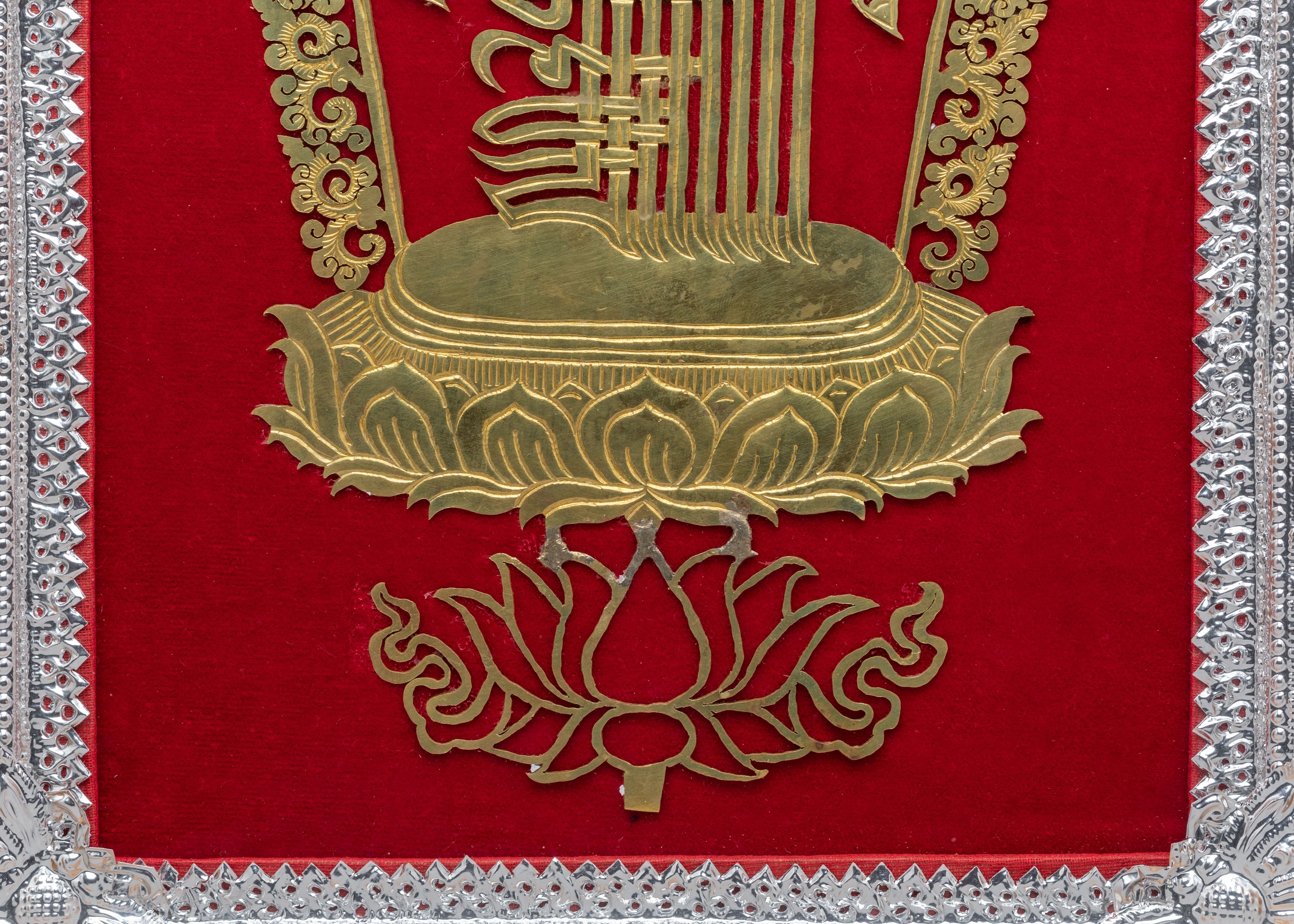 Kalachakra Emblem Wall Hanging | Kalachakra Symbol Art
