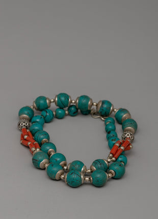 Beaded Necklace Turquoise and Coral | Jewelry for Style and Spirituality