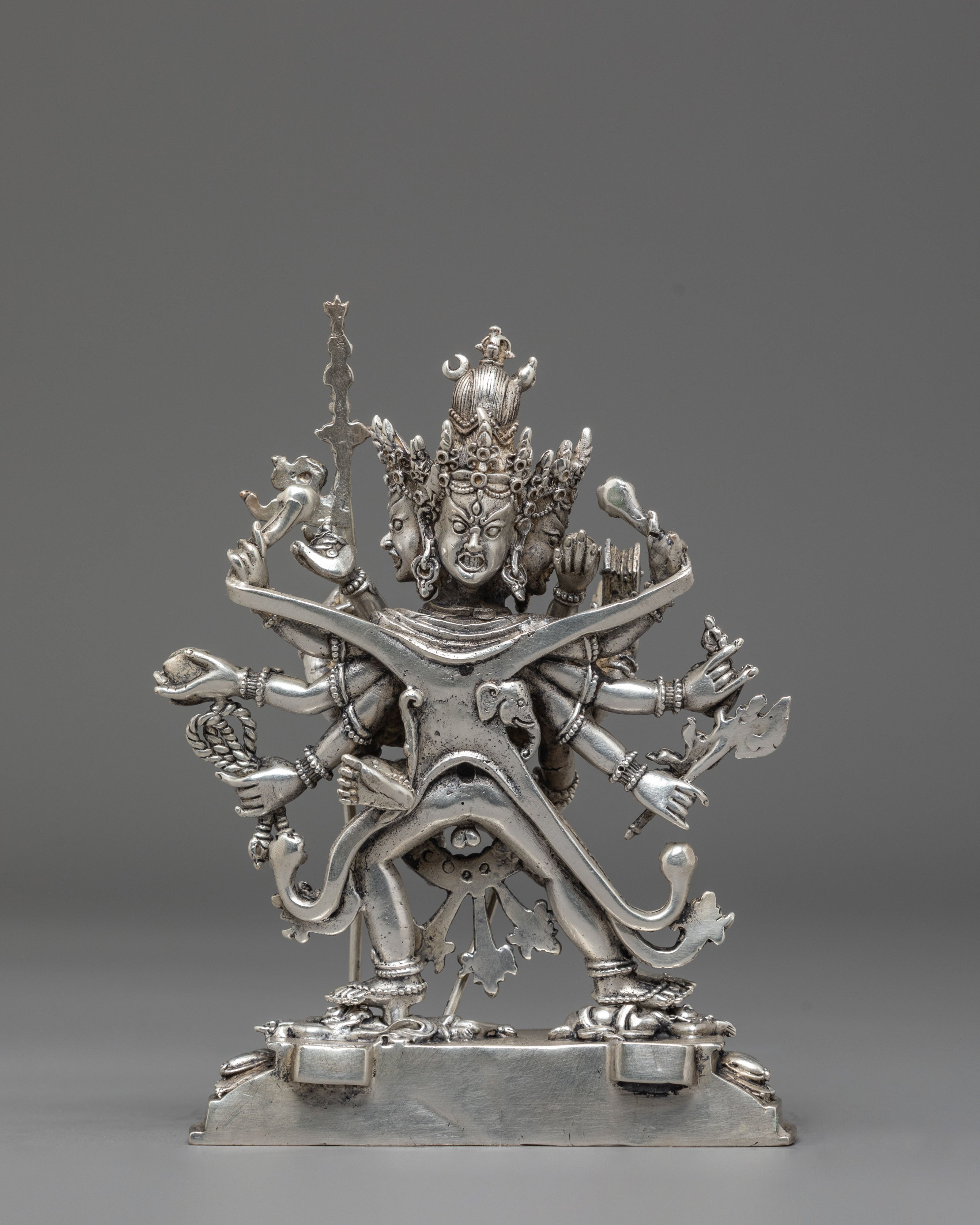 Buddhist Chakrasambhara Statue | Vajrayana Enlightened Deity