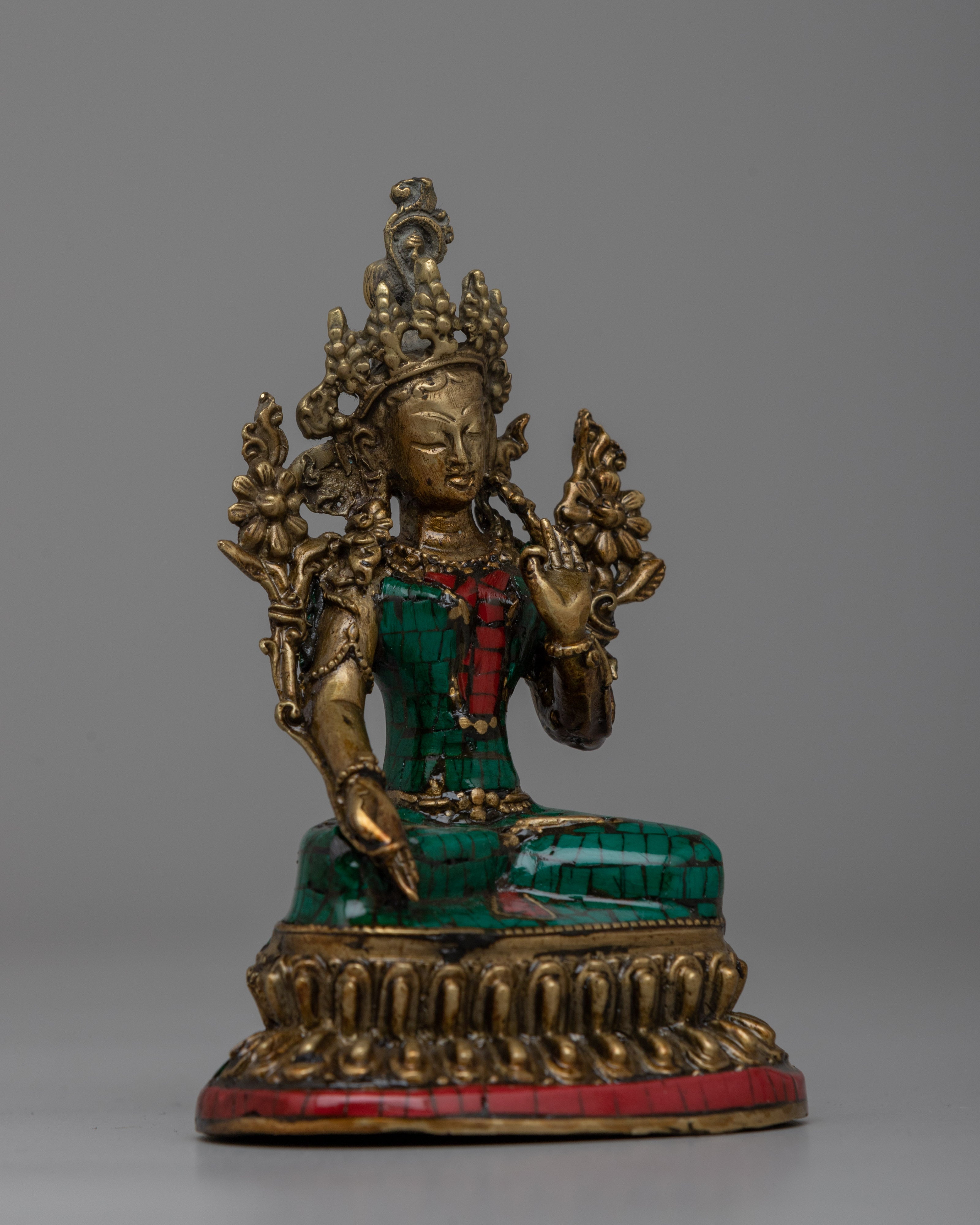 Exquisite Handcrafted White Tara Statue | Perfect for Meditation, Altars, and Spiritual Decor