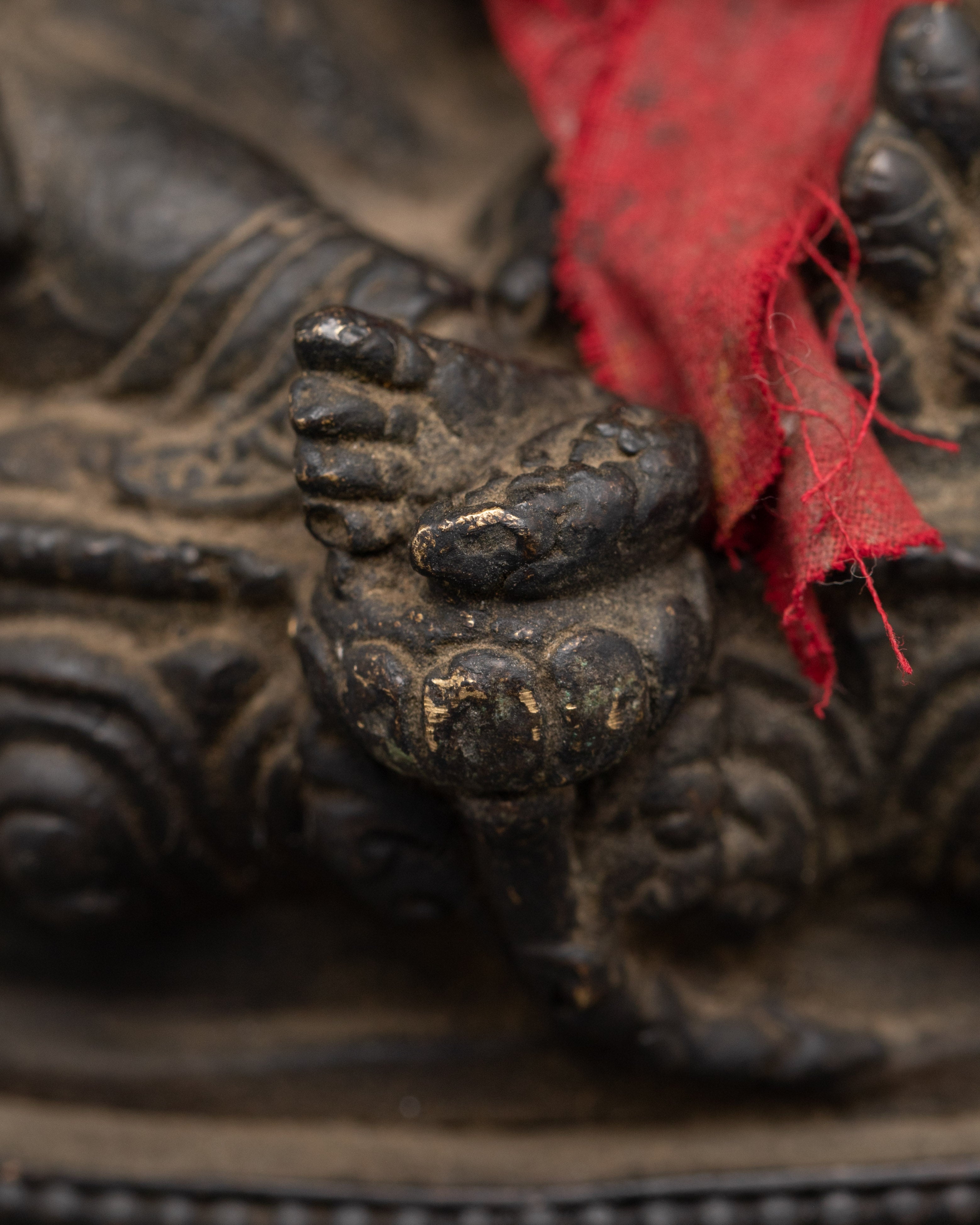 Spiritual Wealth Deity Dzambhala Statue | Figurine for Shrine, Altar and Dharma Decor