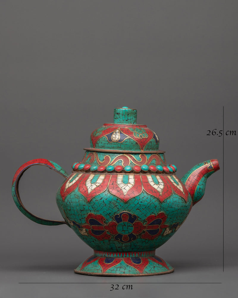 Copper Traditional Tea Pot | Himalayan Craft