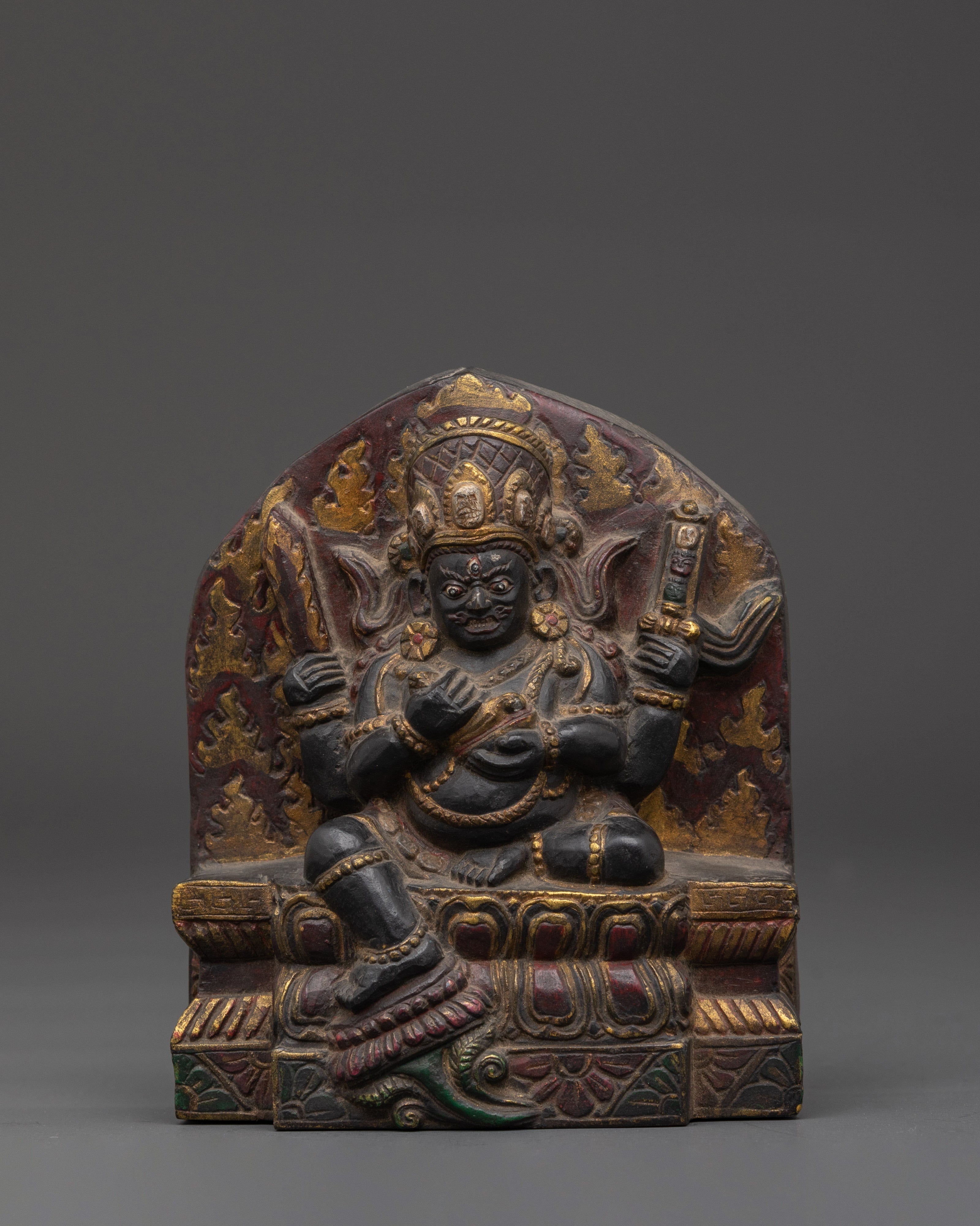 Sakya Buddhism Mahakala Statue for Protection and Transformation