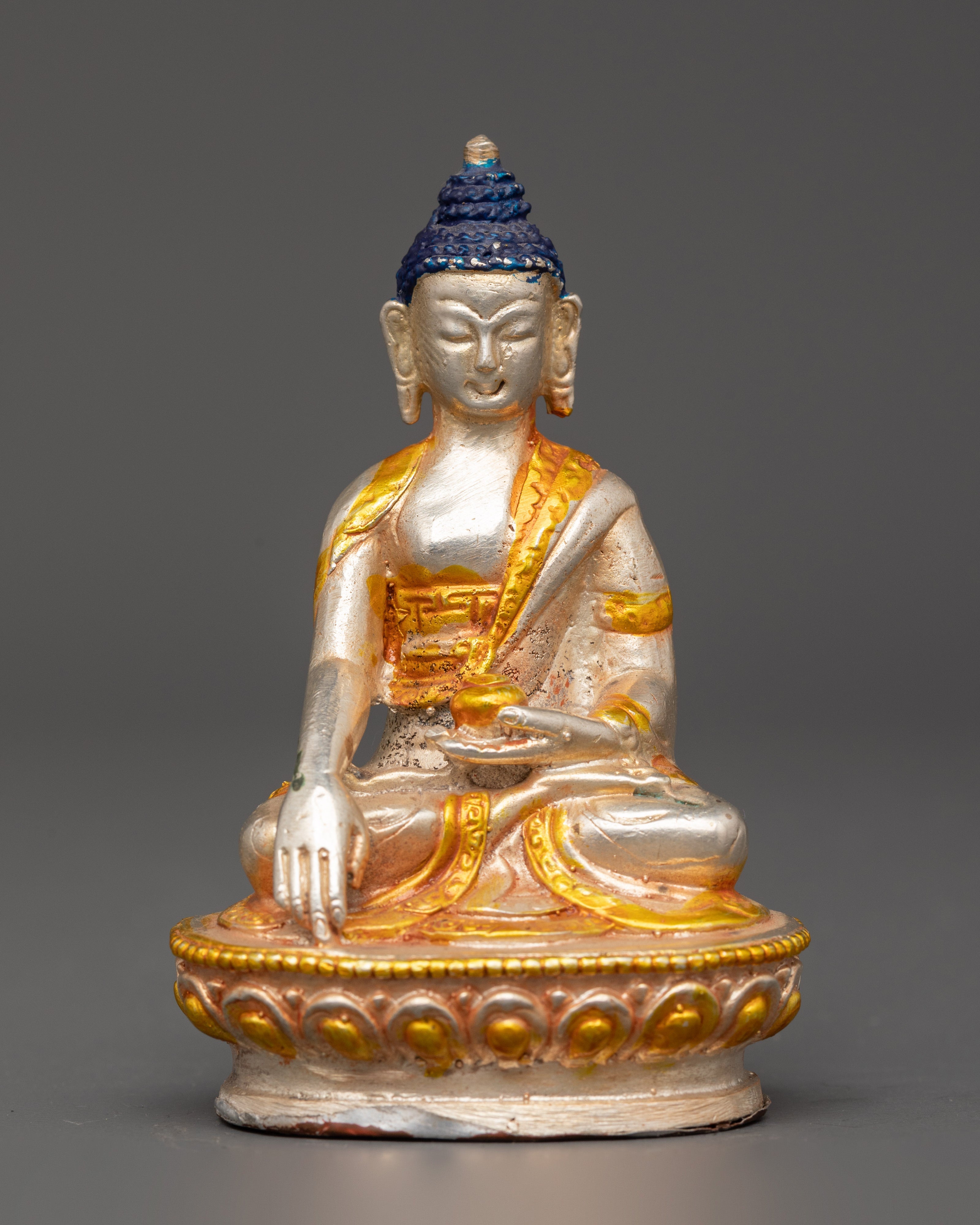 Gold & Silver-Plated Shakyamuni Buddha