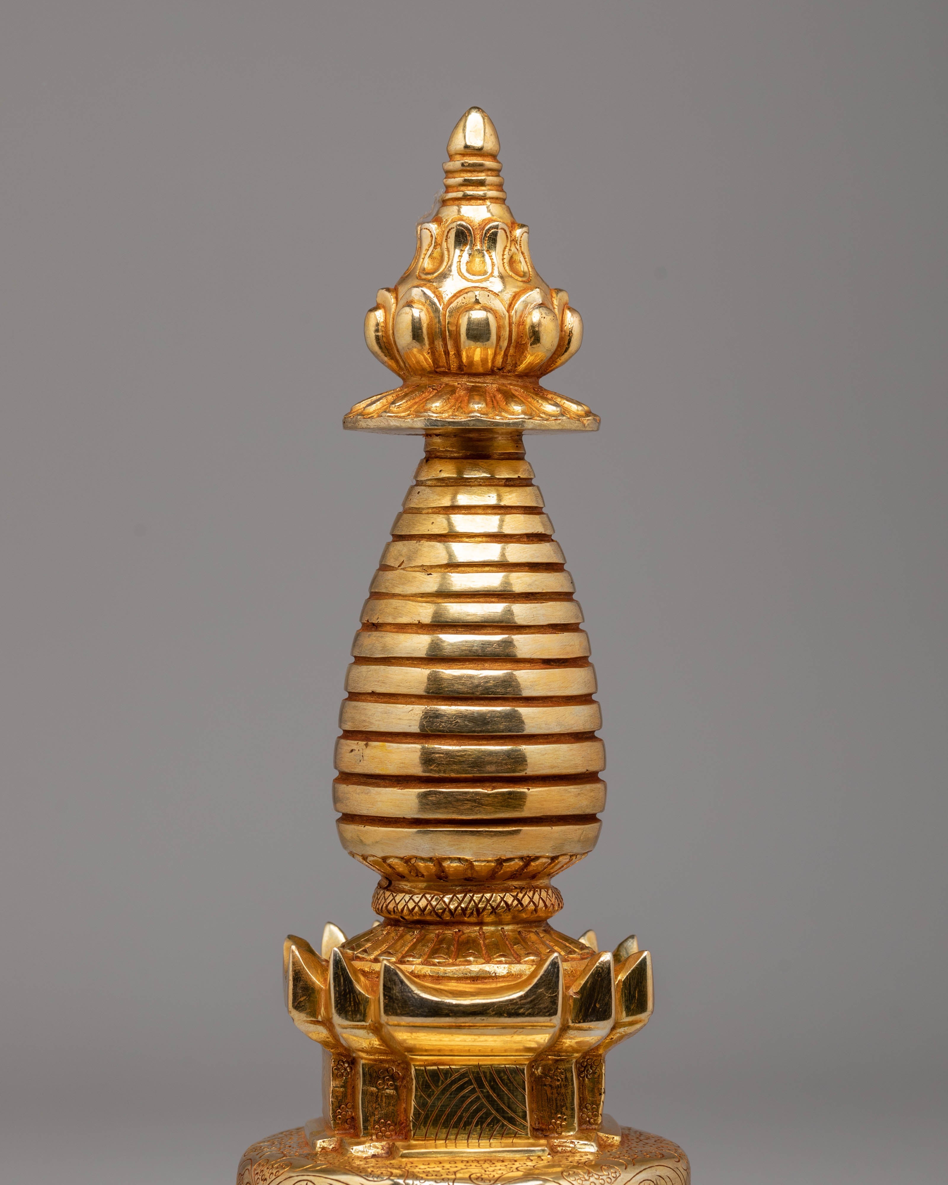 Sacred Handcrafted Stupa for Ritual Use | Perfect for Meditation and Spiritual Practices