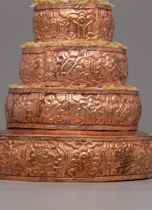 Mandala Offering Set | Buddhist Rituals and Shrine Setup