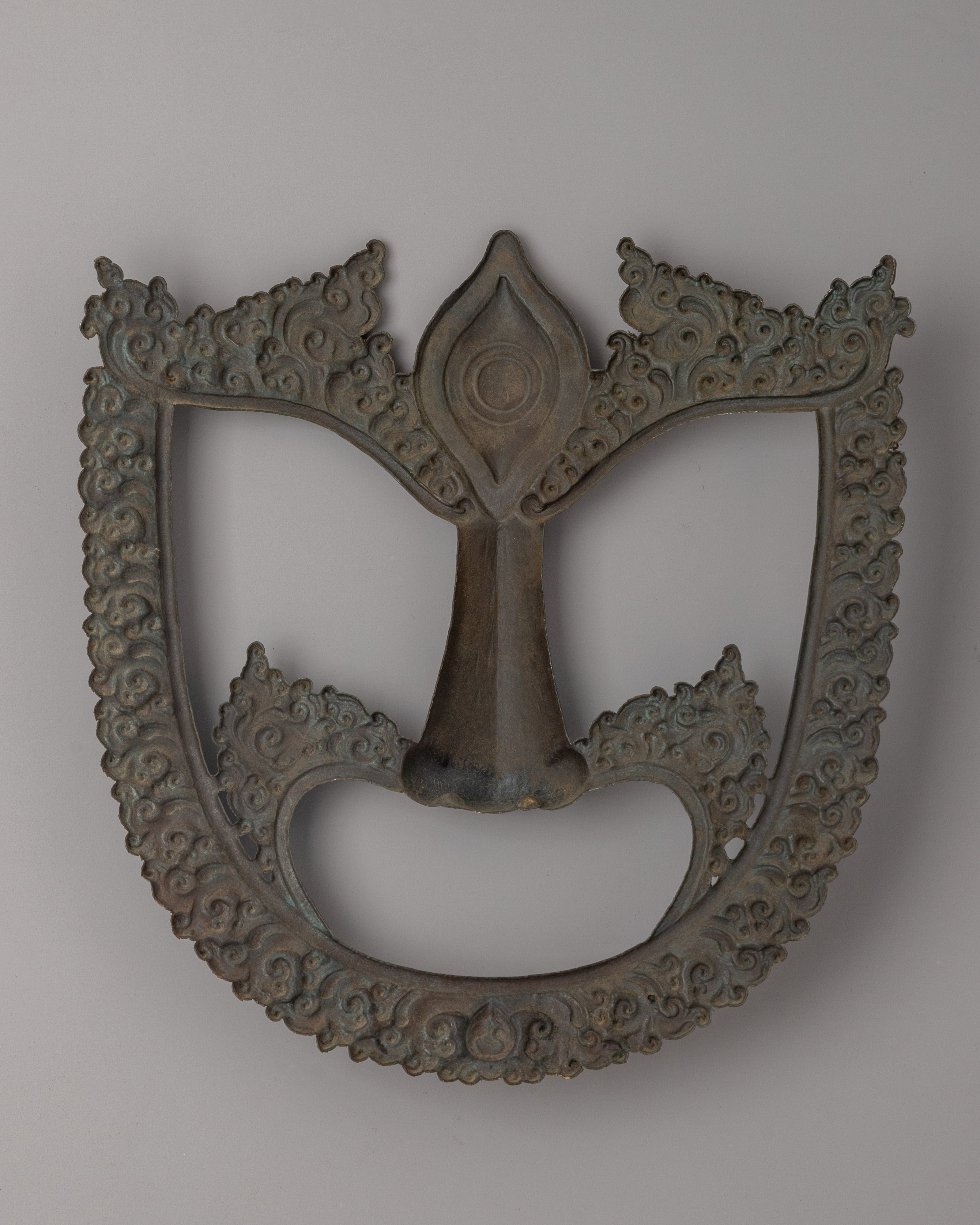 Buddhist Ritual Dance Mask | Himalayan Sacred Wall Art