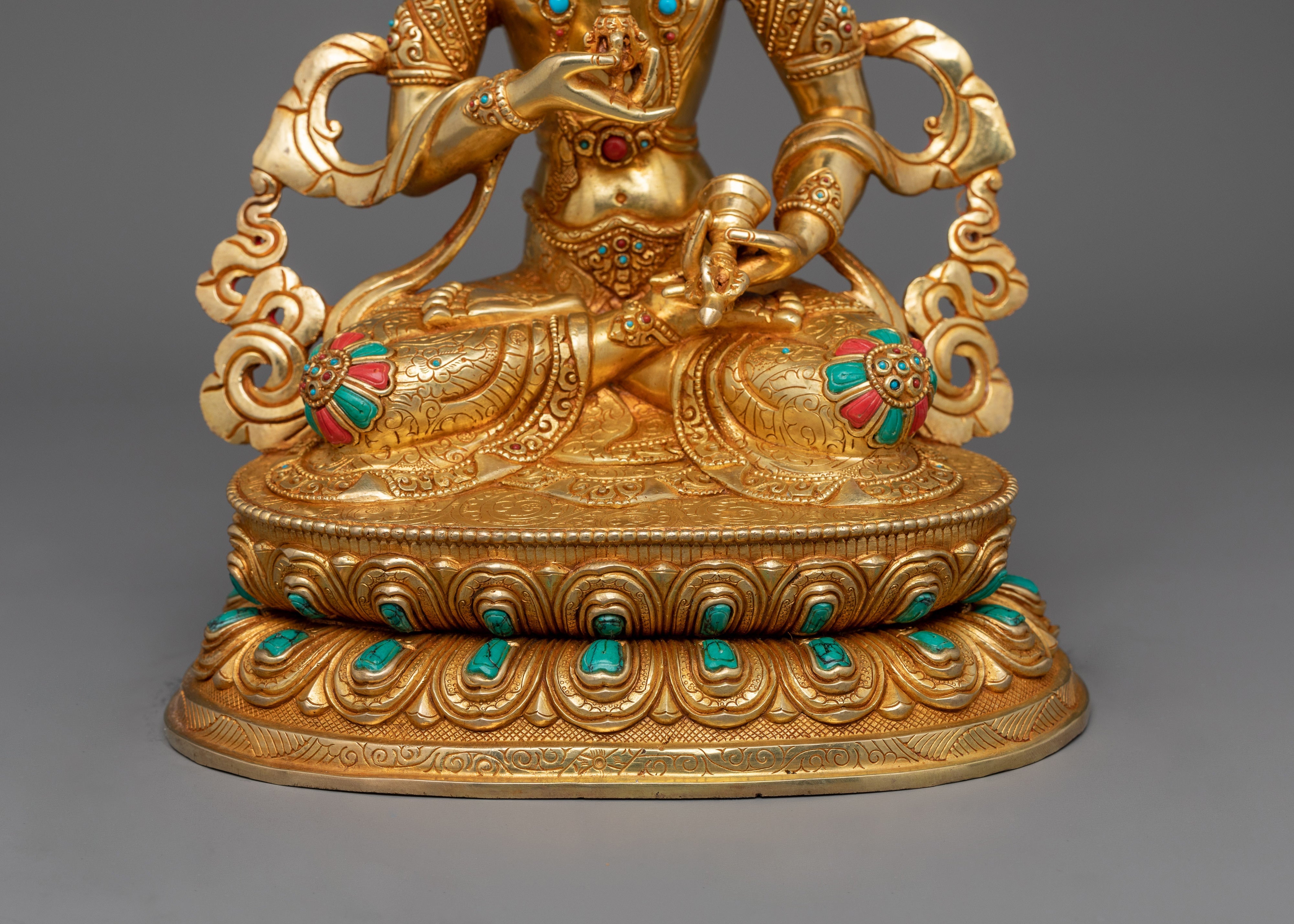 Himalayan Sacred Vajrasattva Sculpture | The Embodiment of Purity and Wisdom