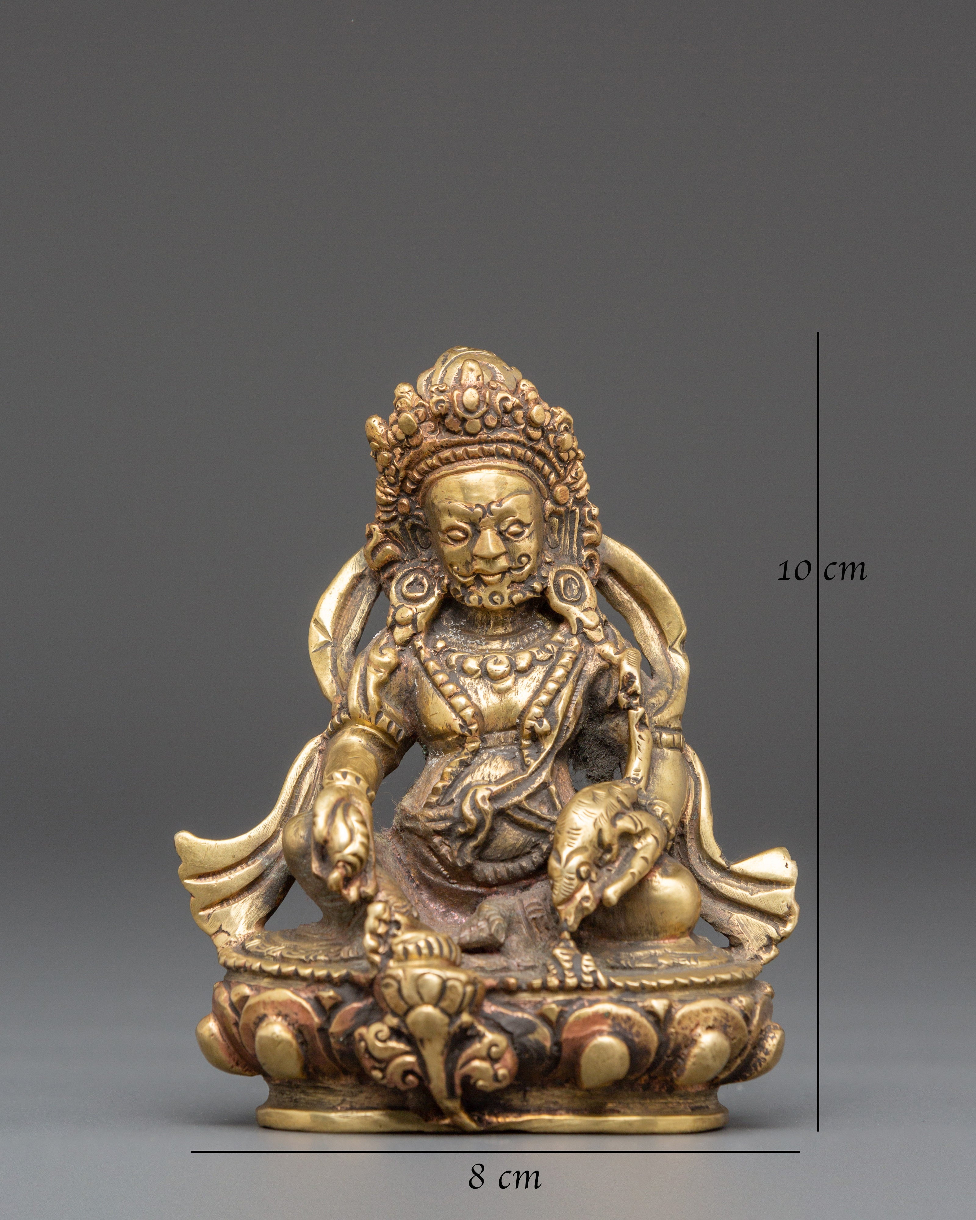 Hand-Crafted Wealth Deity Dzambhala Statue | Symbol of Prosperity and Abundance