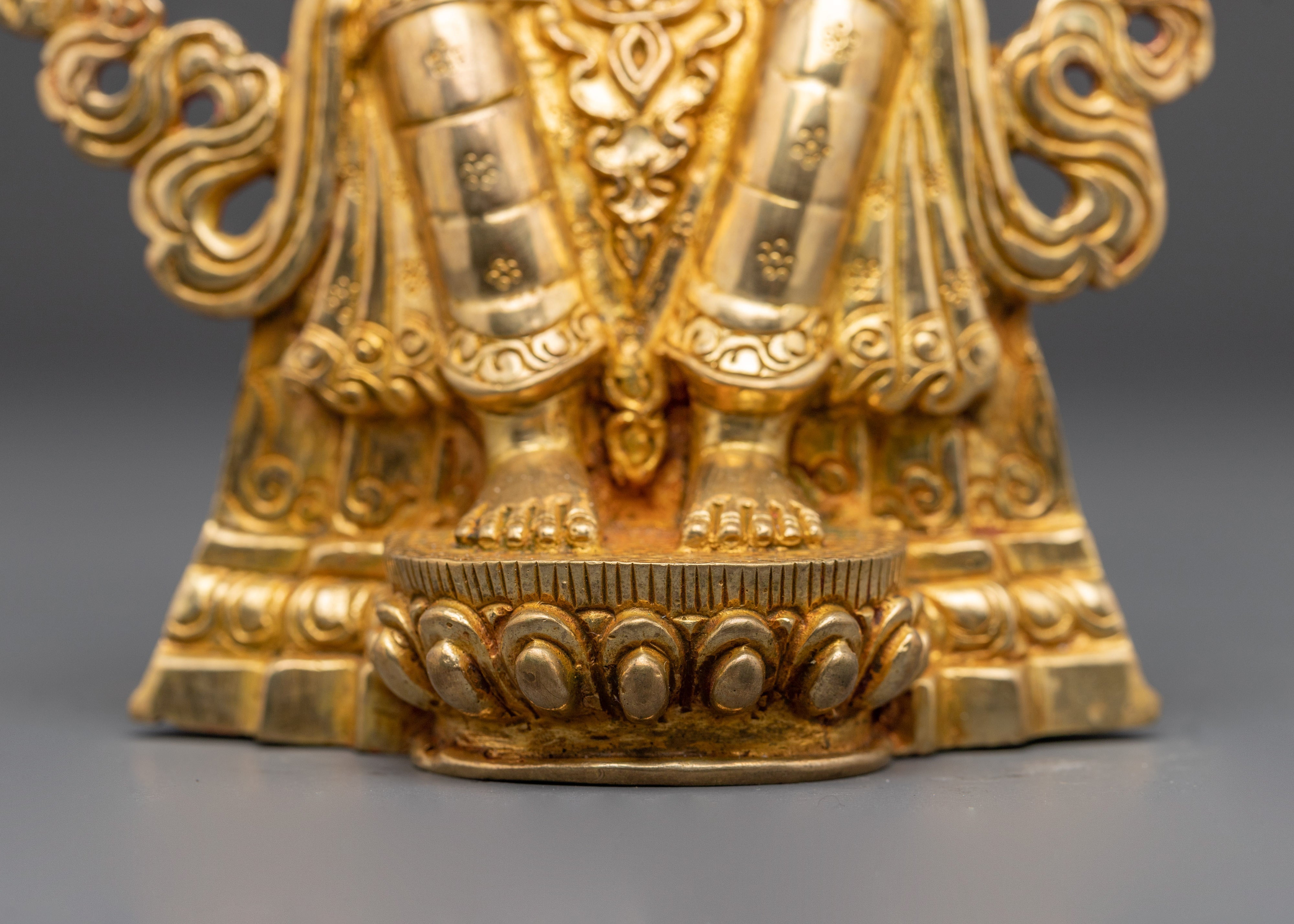 Handcrafted Maitreya Buddha Sculpture | Spiritual Decor for Altar or Meditation