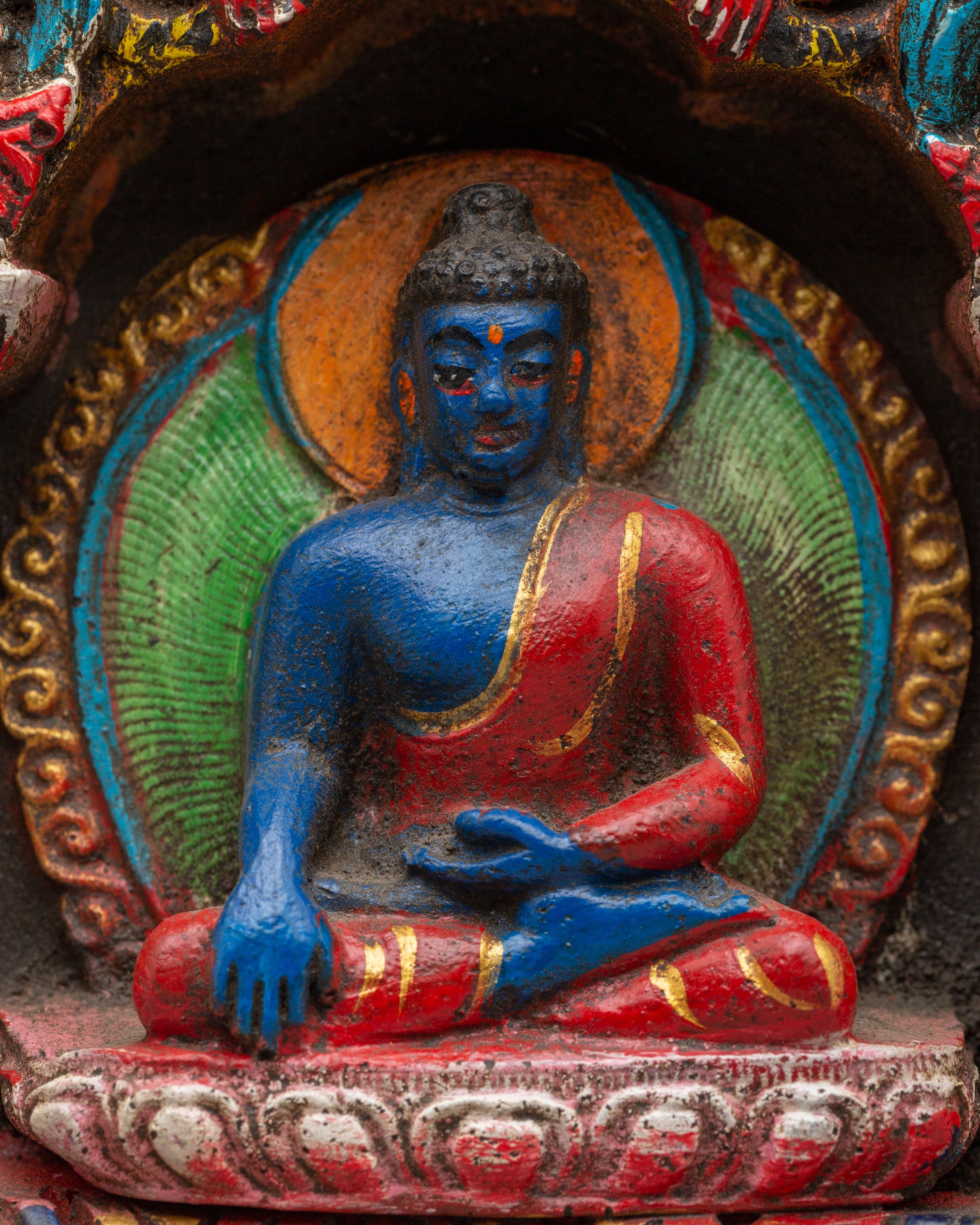 Buddhist Shakyamuni Buddha Wall Decor | Handcrafted Wooden Artwork