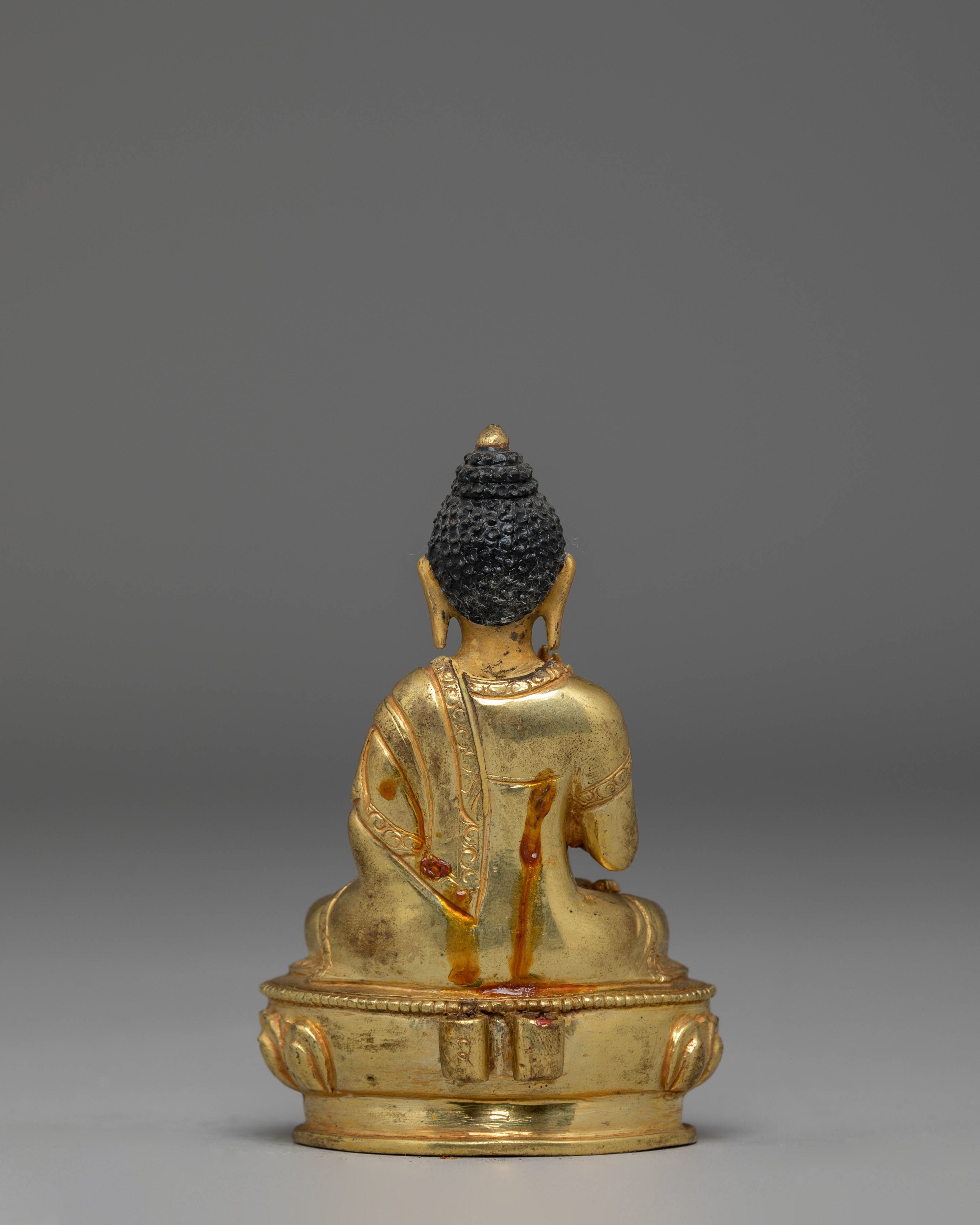 Copper Statue of Amogasiddhi Buddha | The Lord of Karma