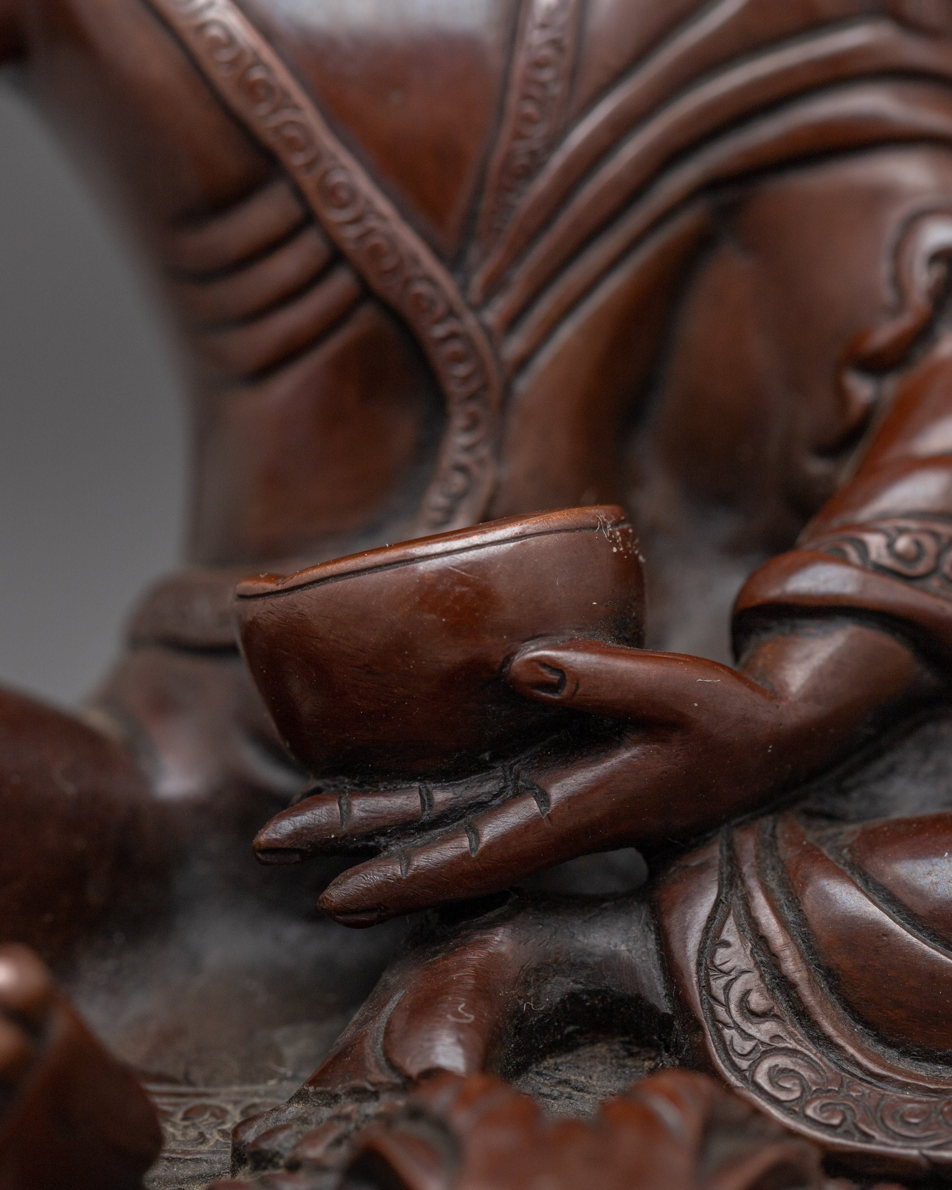 Singing Yogi Milarepa Sculpture | Renowned Tibetan Saint