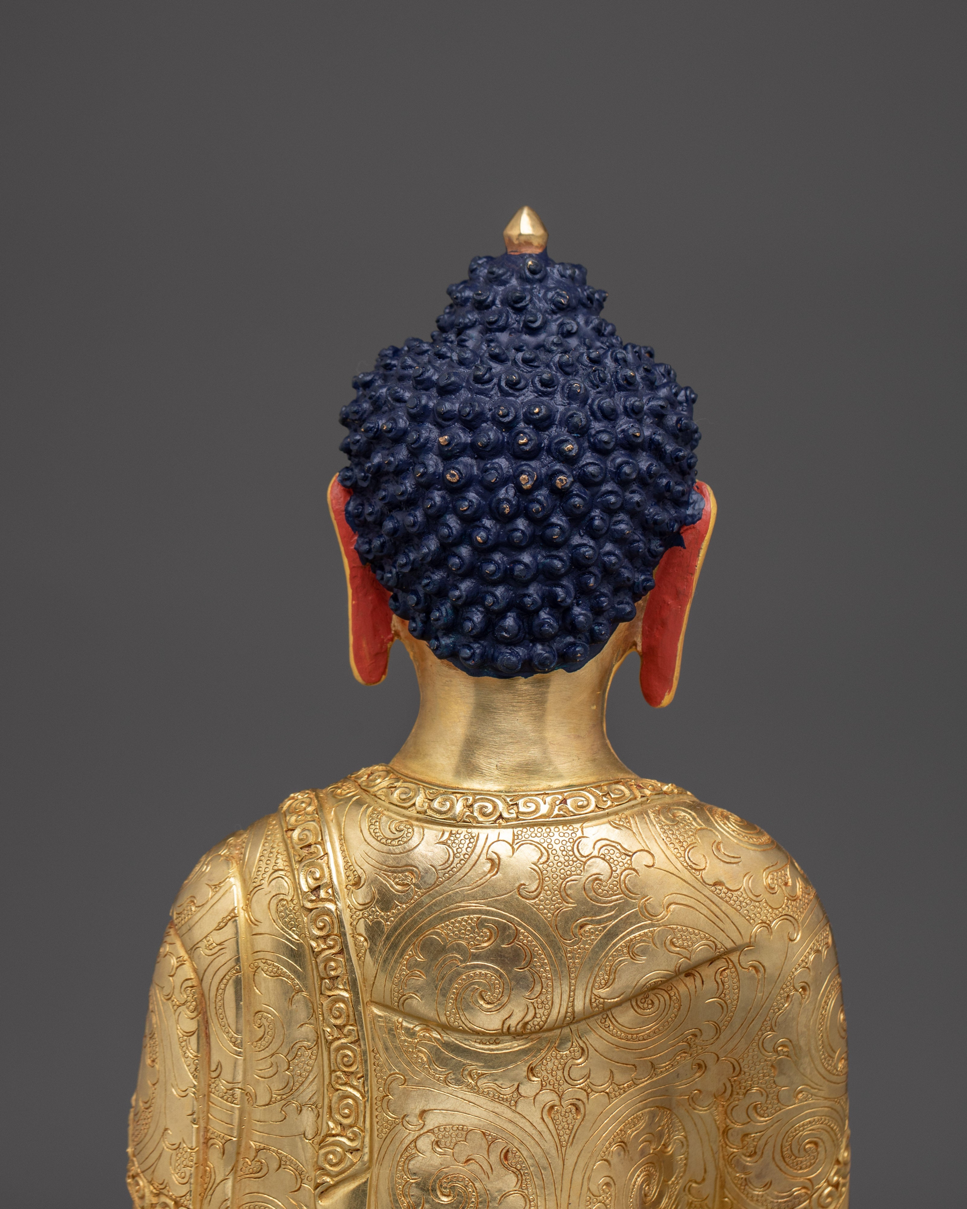 Handcrafted Tibetan Sculpture of Shakyamuni | Historical Buddha