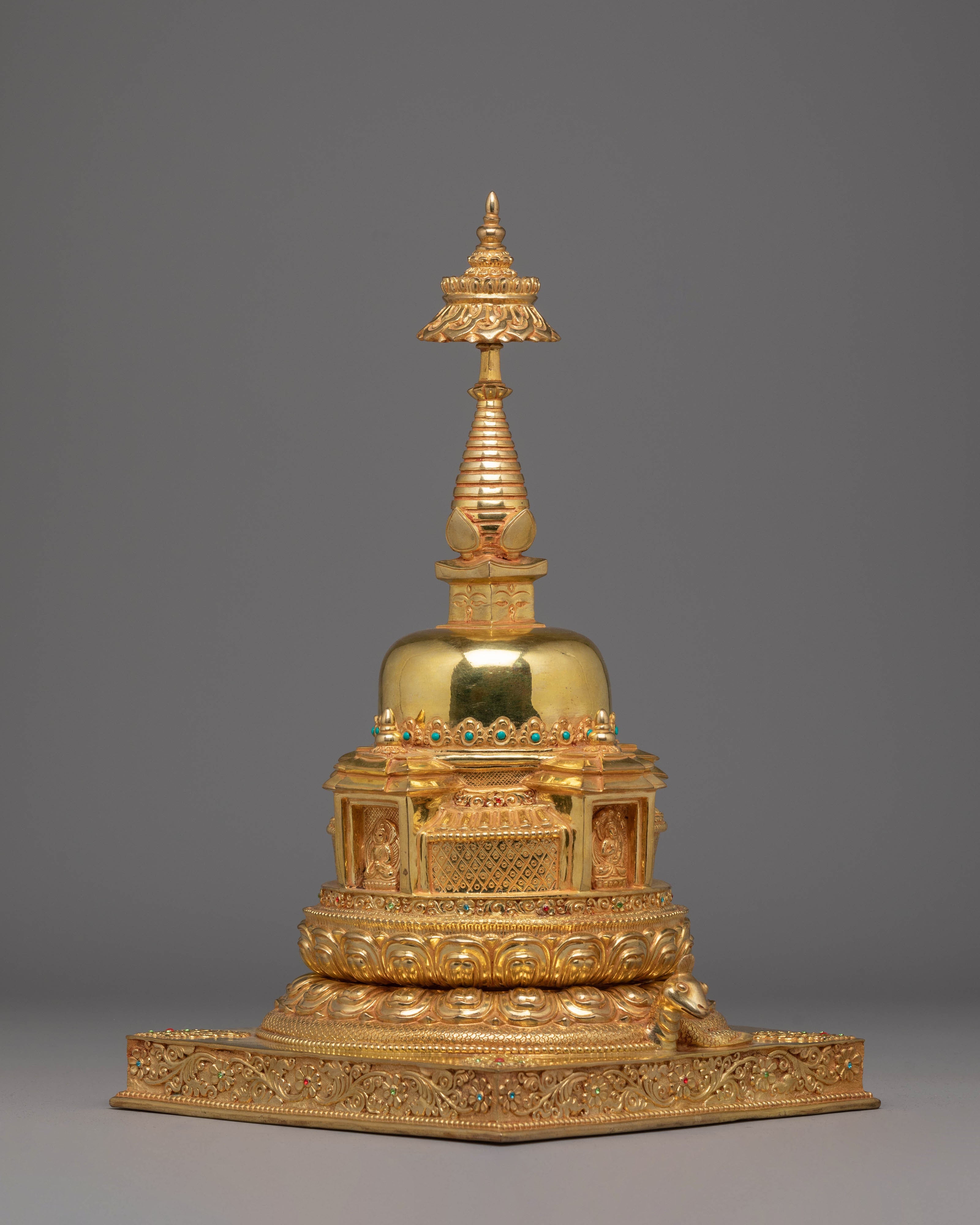 Tibetan Handmade Stupa for Ceremonies | Symbol of Enlightenment