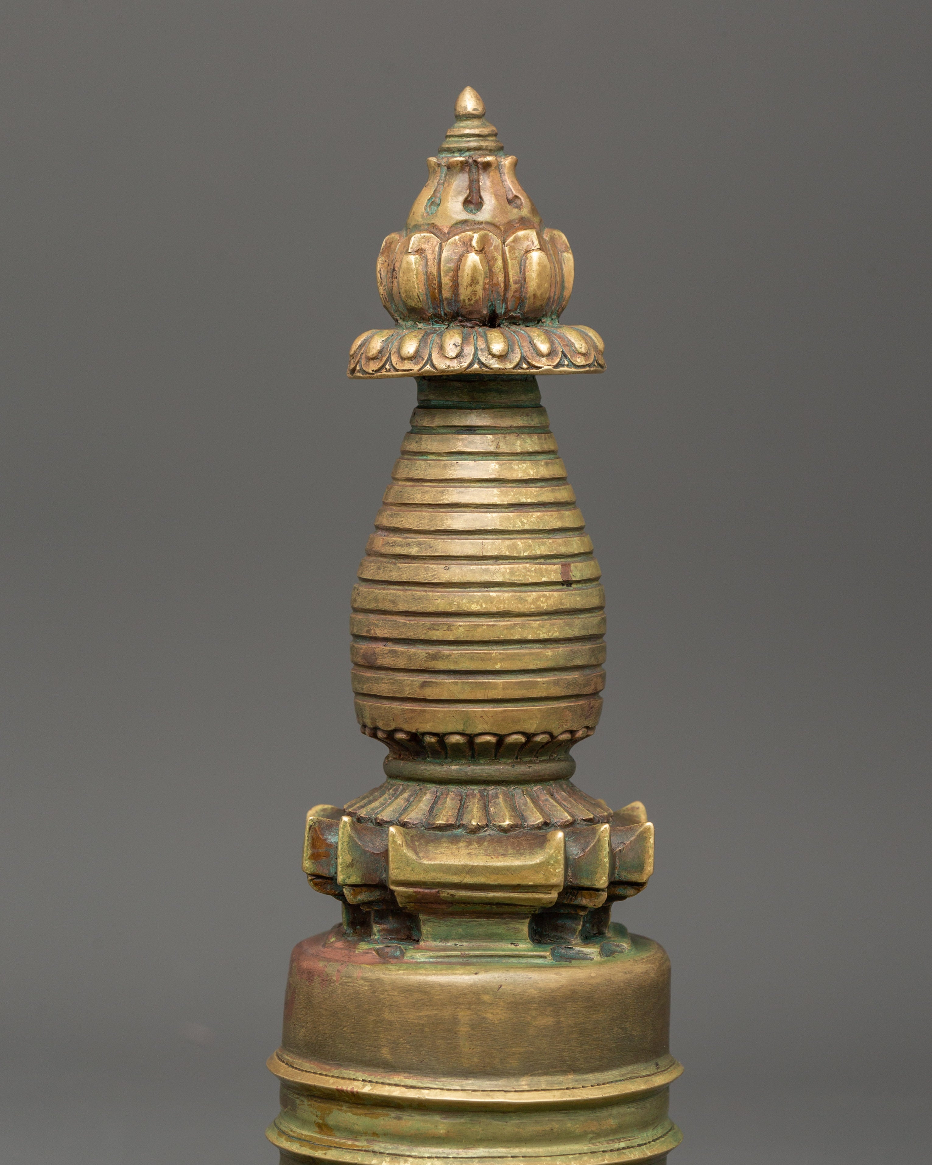 Kadam-Style Stupa | Traditionally Crafted Art