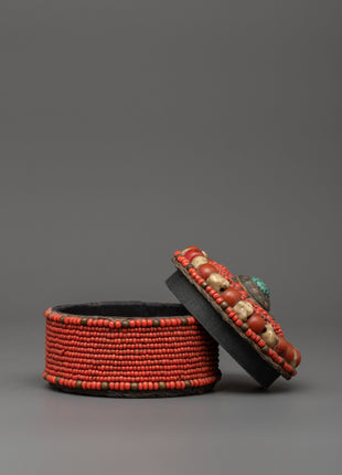 Tibetan Jewellery Box for Collection | Handmade Ethnic Accessory Storage