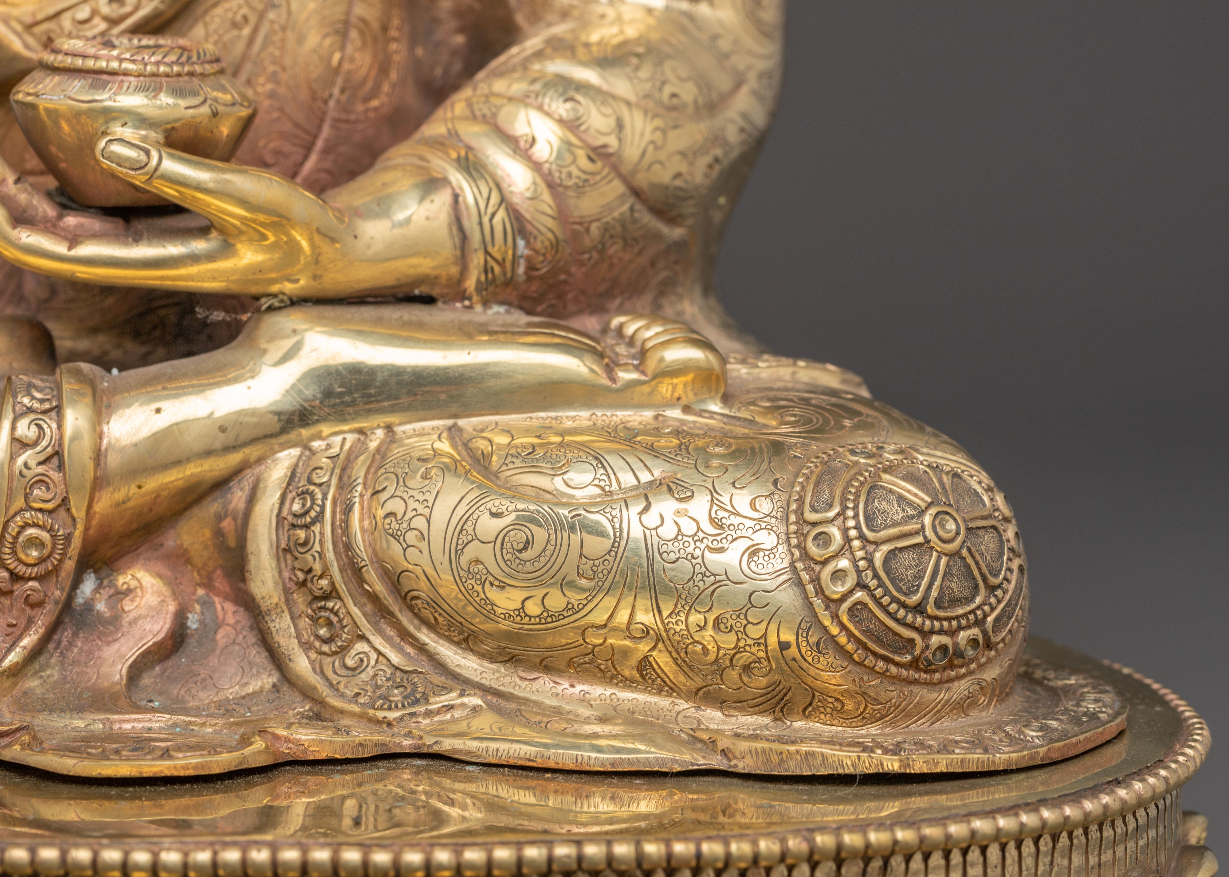 Tibetan Three Buddha Statue Set | Medicine Buddha, Shakyamuni Buddha & Amitabha Buddha