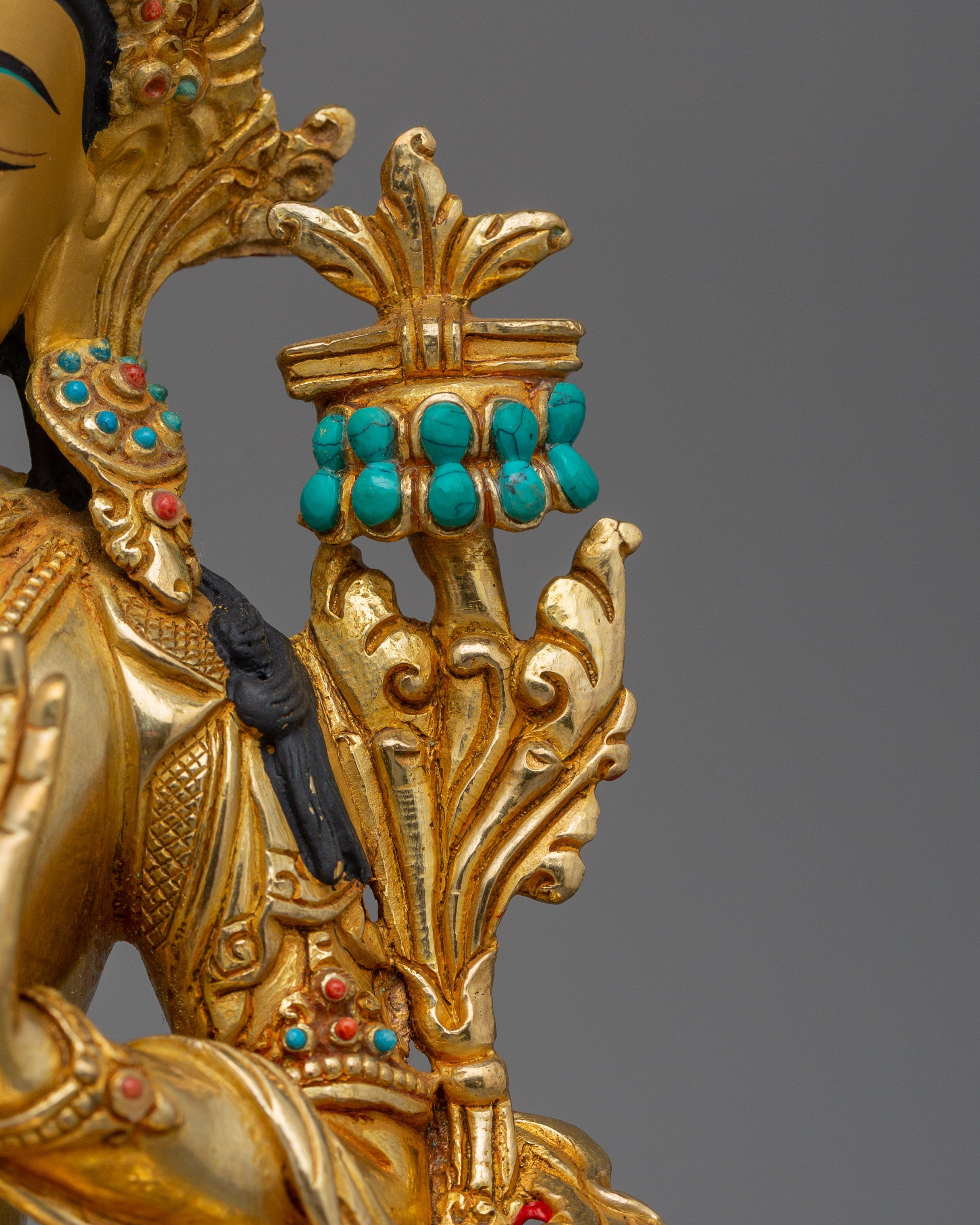 Handmade Sculpture of Manjushri |  Representing the perfection of wisdom