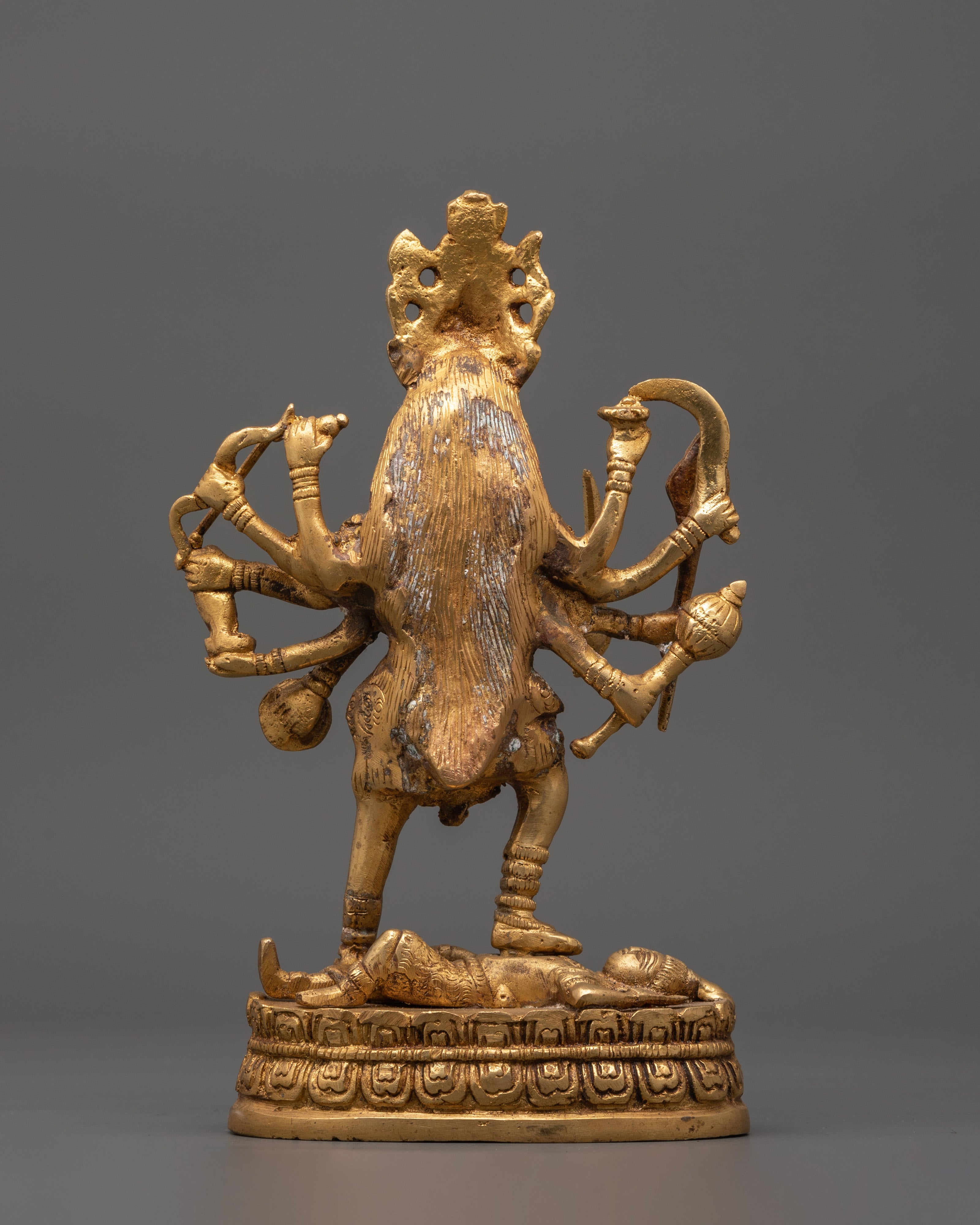 Handcrafted Brass Mahakali Statue | Tantric Deity Idol for Transformation