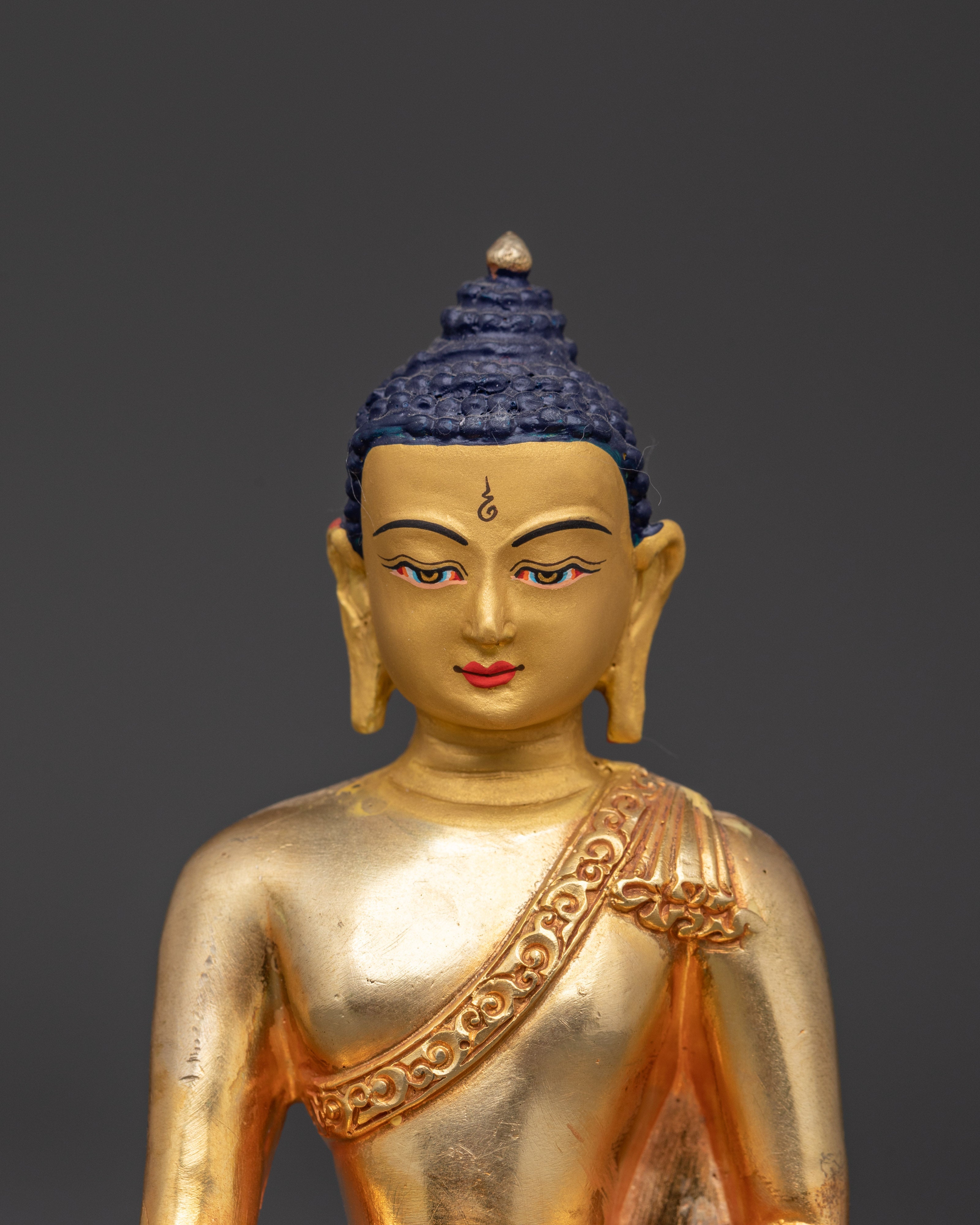 Shakyamuni buddha Mindfulness statue | Copper Buddha