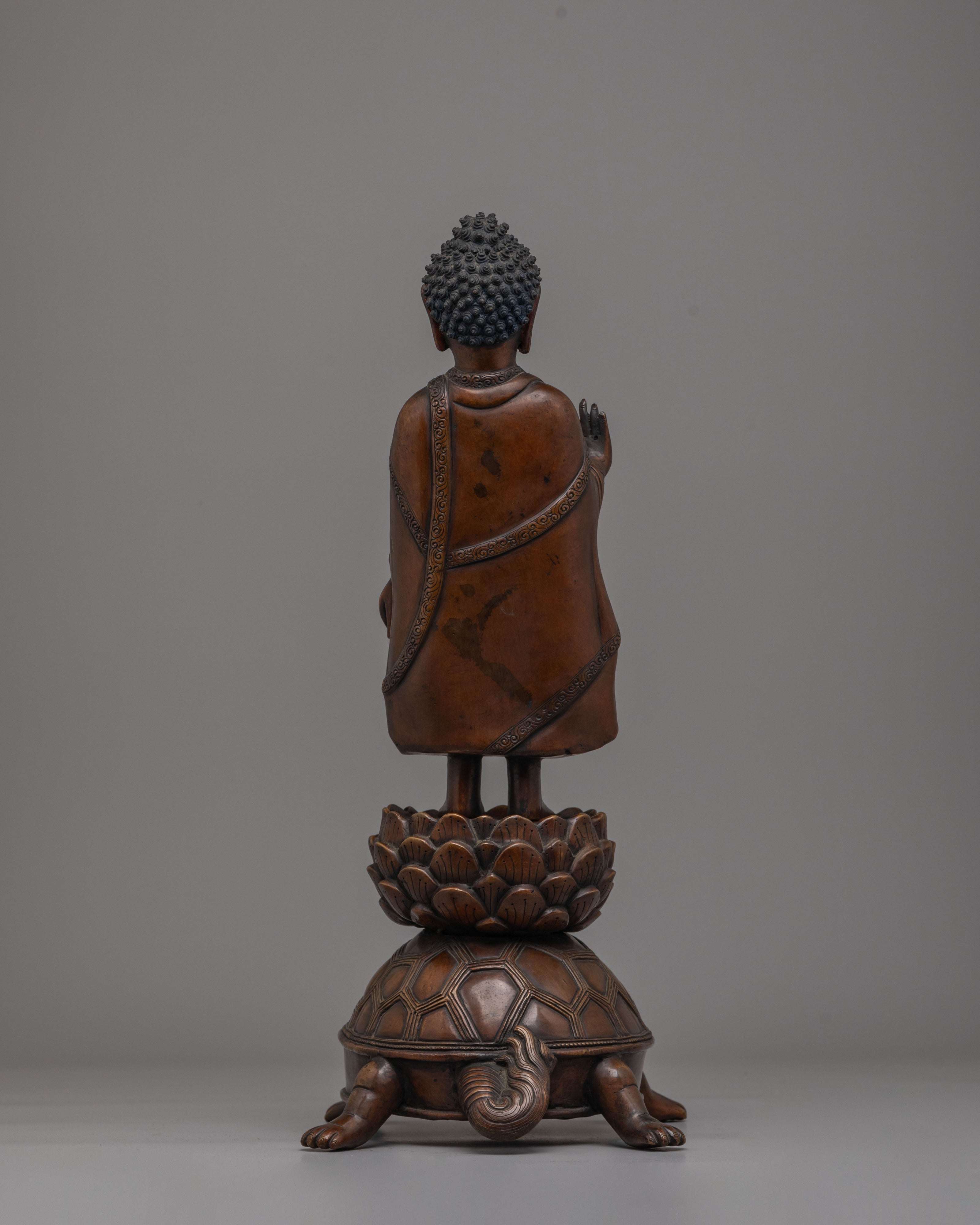 Tibetan Dipankara Buddha Statue | Statue for Home Altar and Meditation Space