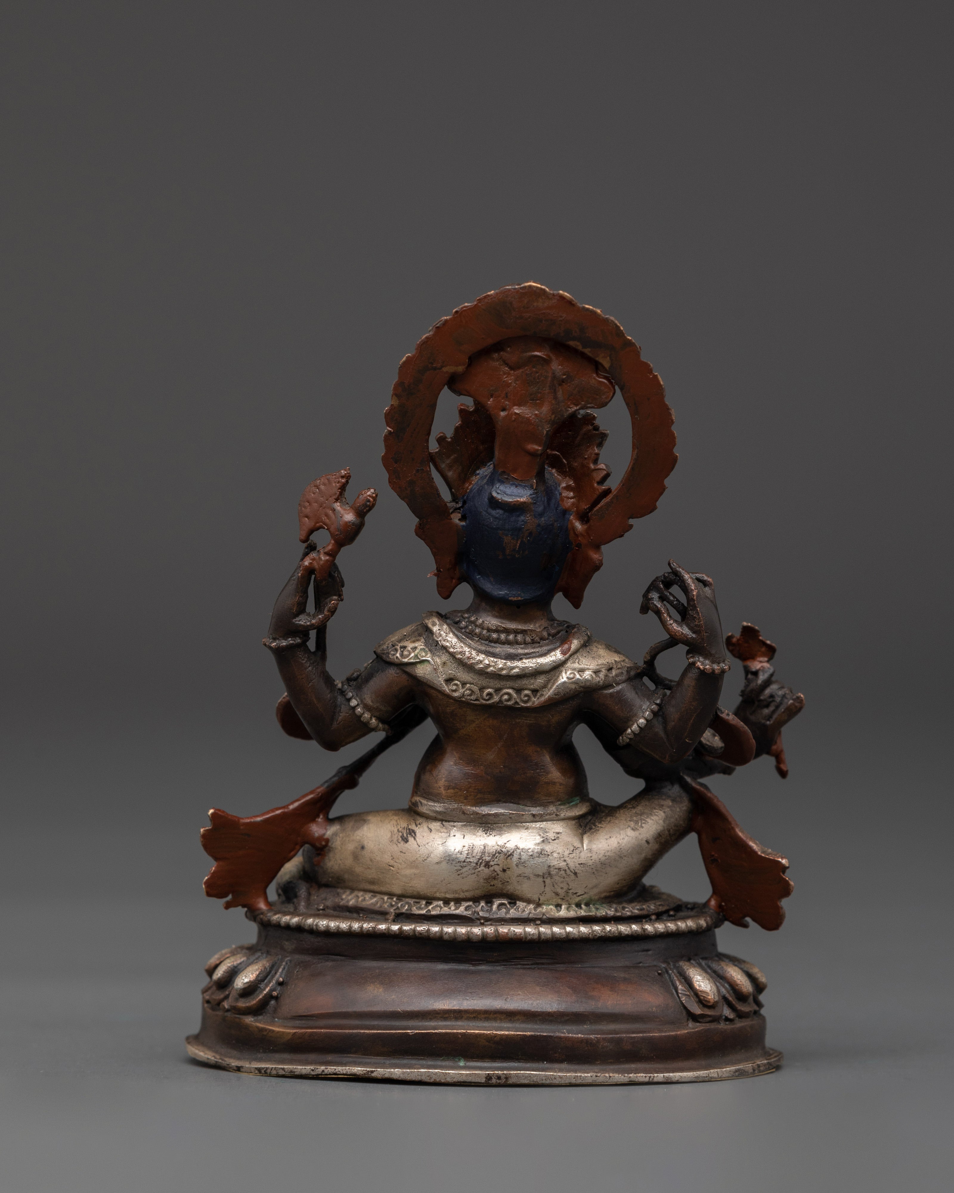 Lord Ganesh Blessing Statue | Handcrafted Spiritual Statue for Blessings & Meditation