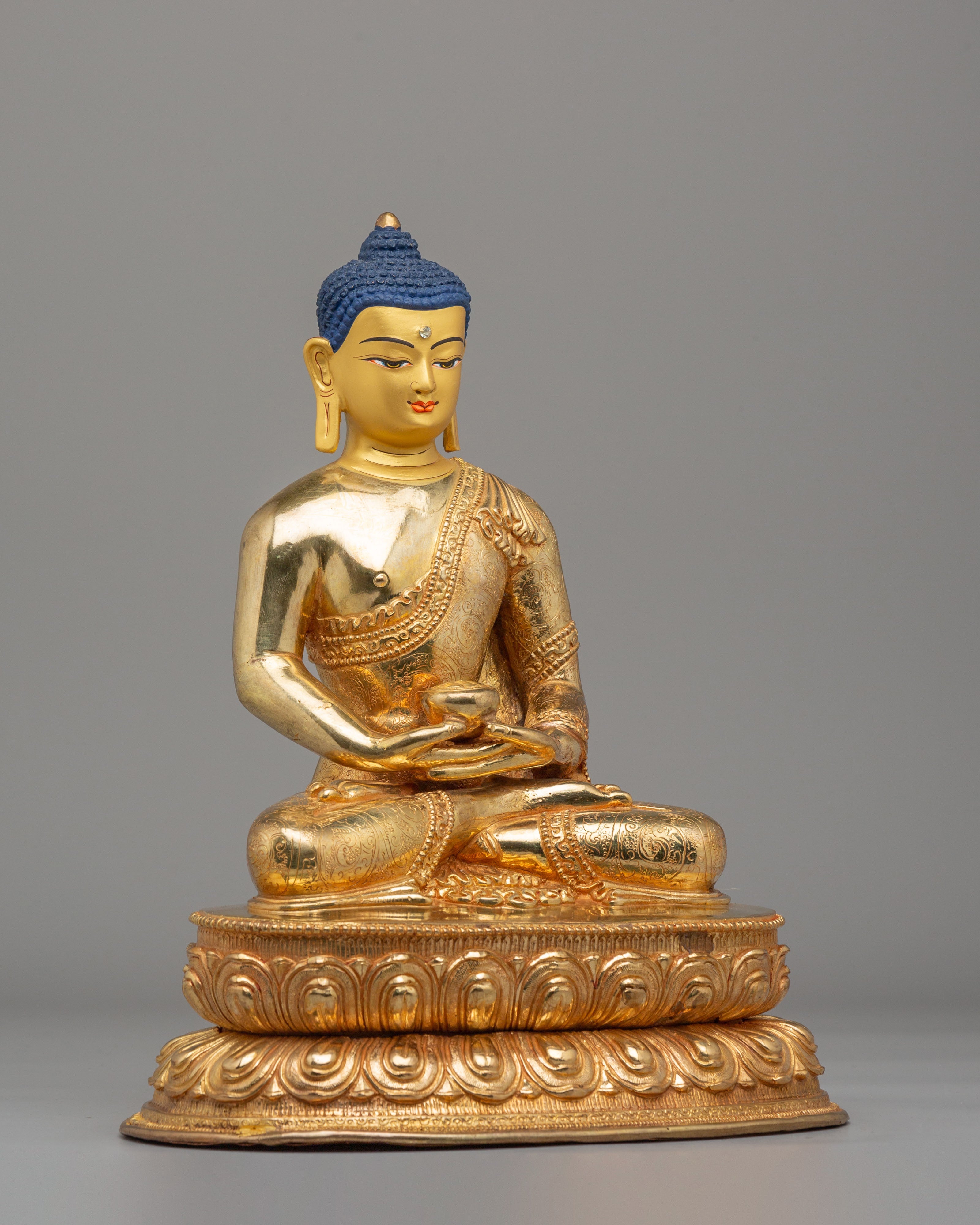 Vajrayana Amitabha Buddha Altar Statue | Tibetan Buddhist Art