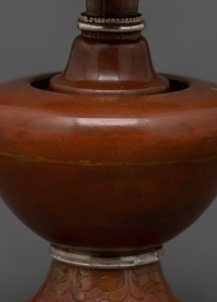 Handcrafetd Tibetan Bhumba Ritual Vase | Buddhist Water Offering Vessel