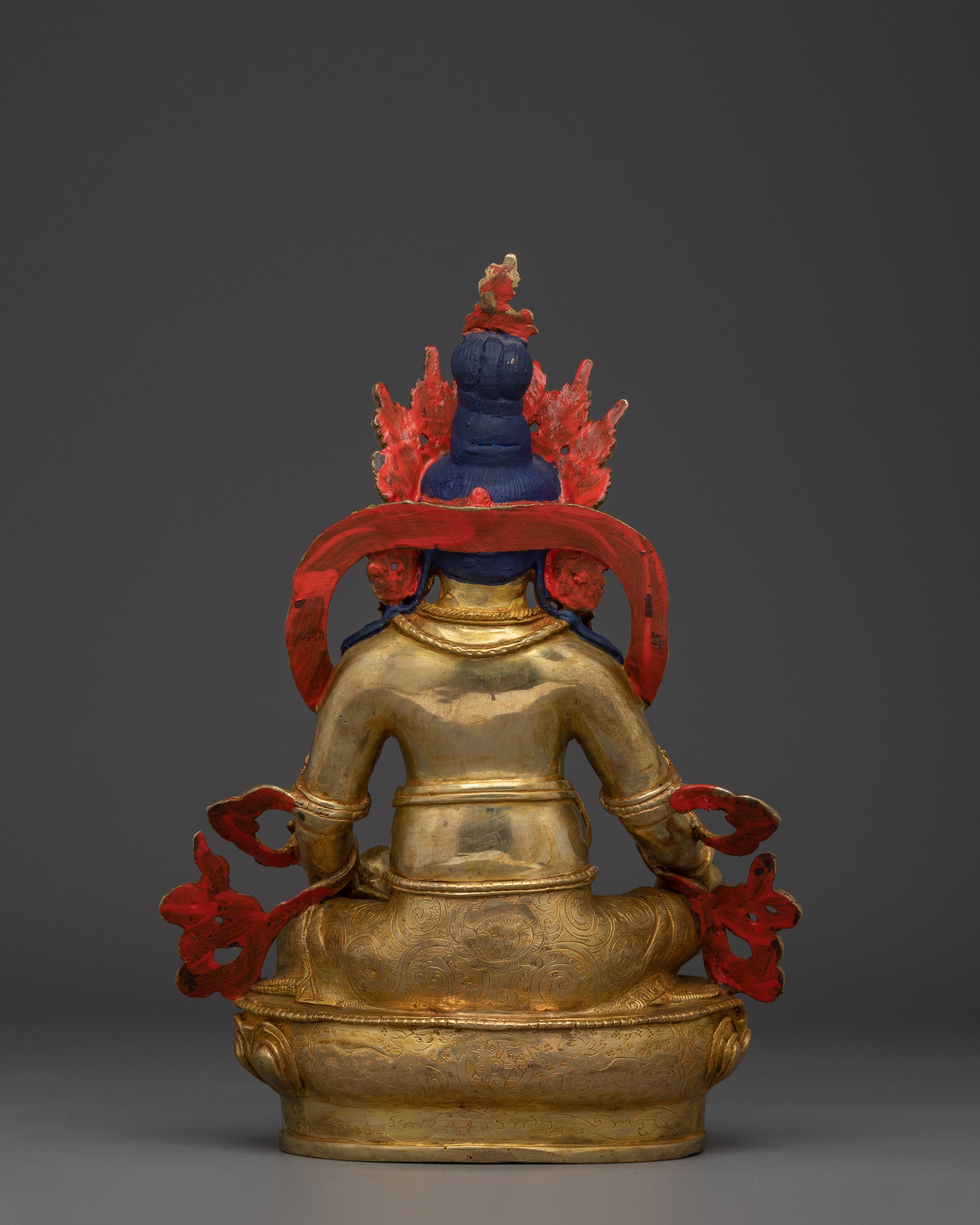 Dzambhala Copper Body Statue | Wealth and Prosperity Buddha