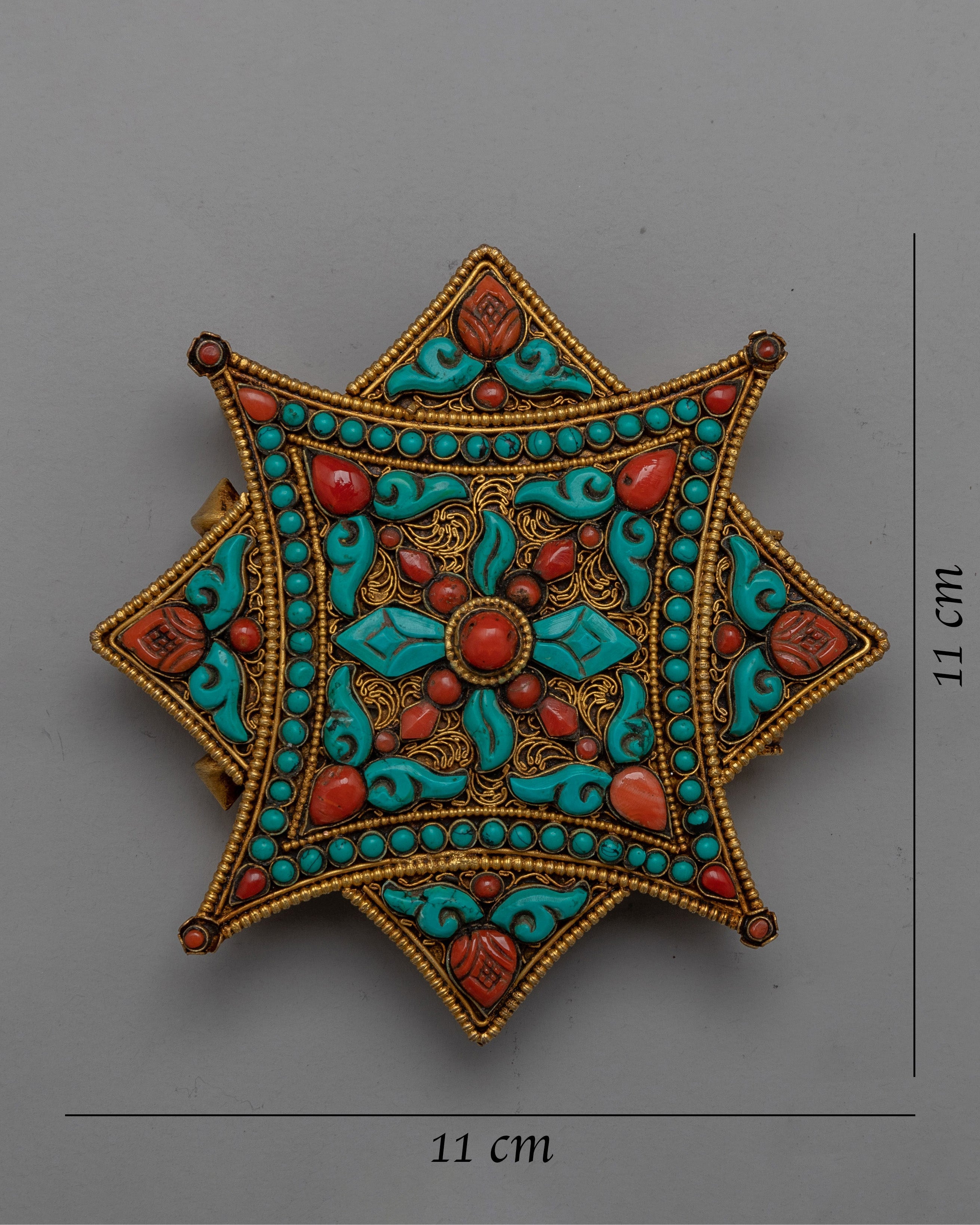 Sacred Ghau Locket | Traditional Tibetan Prayer Box in Copper