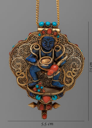 Deity Crafted Prayer Ghau Box Locket | A Sacred Haven for Blessings