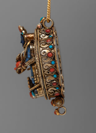 Deity Crafted Prayer Ghau Box Locket | A Sacred Haven for Blessings