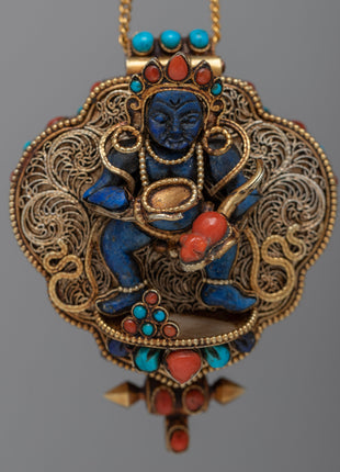 Deity Crafted Prayer Ghau Box Locket | A Sacred Haven for Blessings