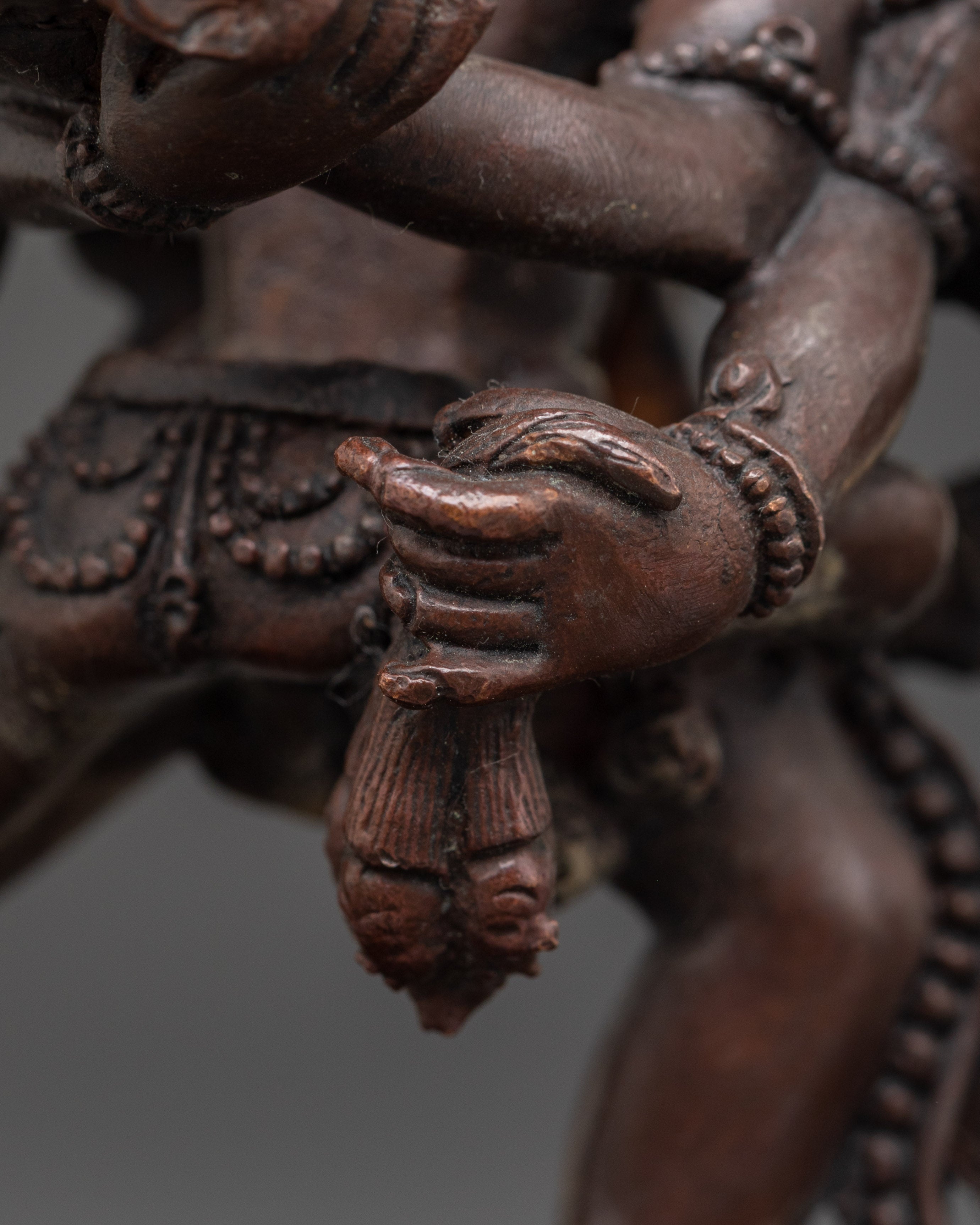 Divine Buddhist Protection Icon Chakrasambhara Statue | Buddhist Tantric Icon for Altar