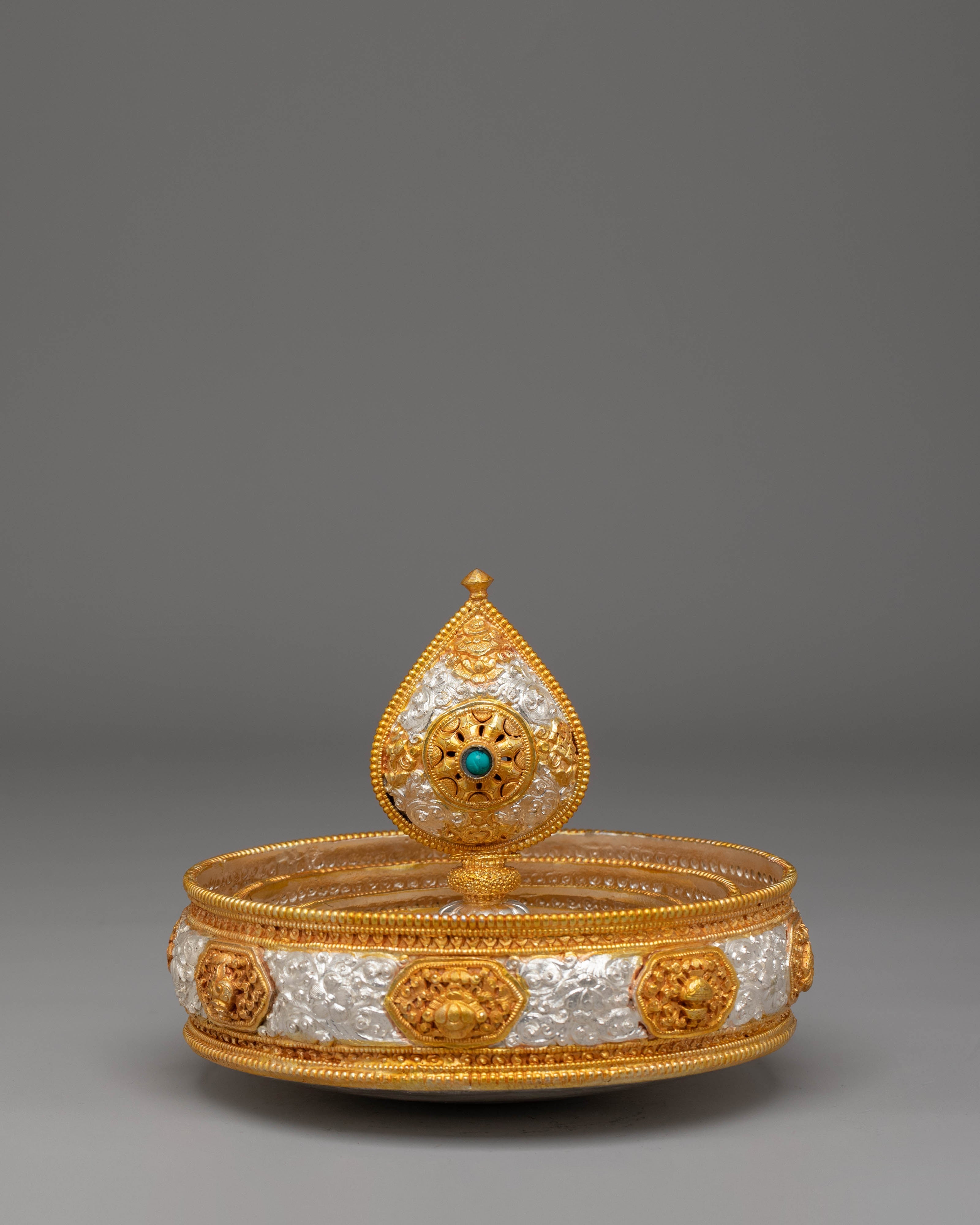 Tibetan Mandala For Meditation | Handcrafted Copper Mandala for Spiritual Practices