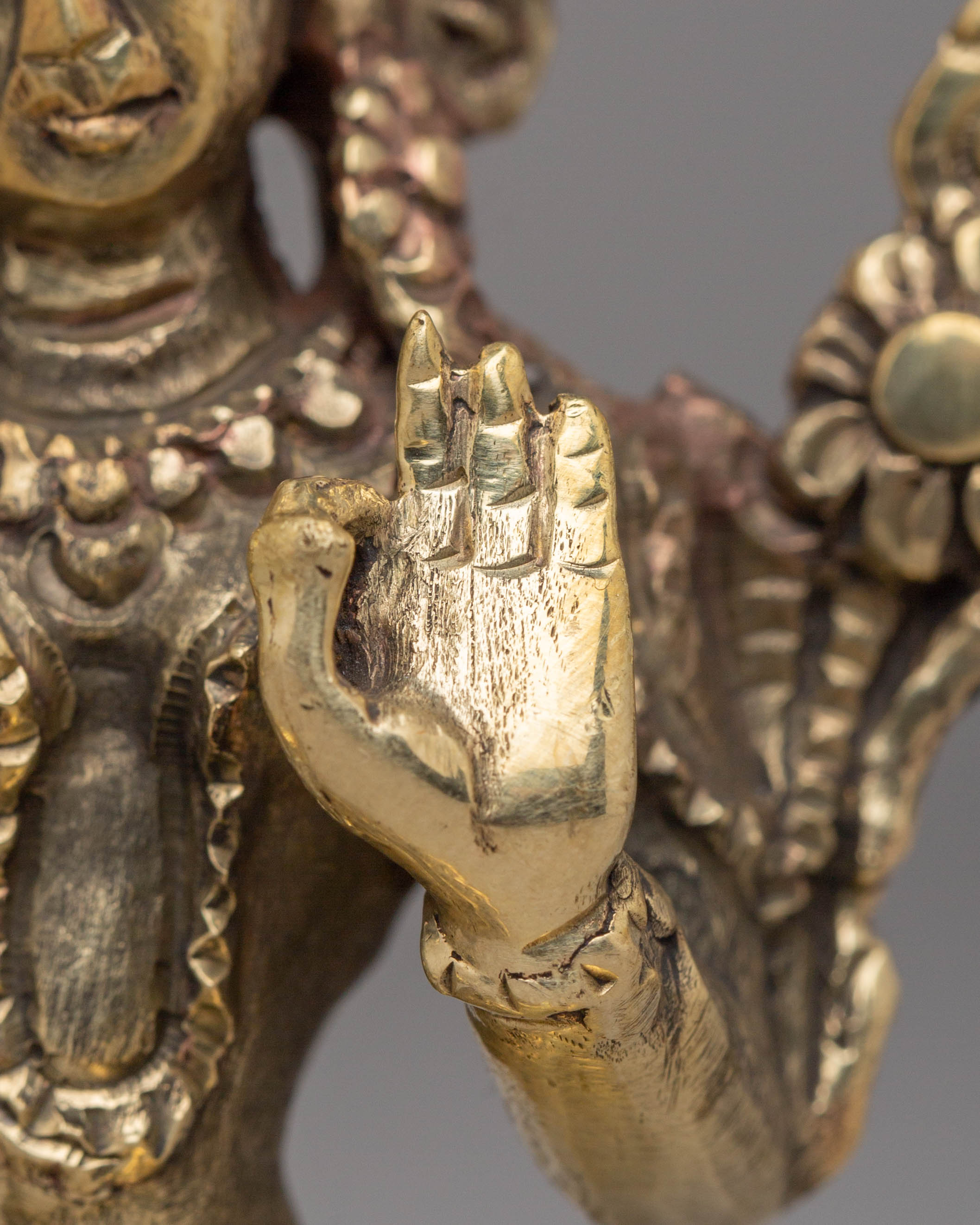 Sacred White Tara Buddhist Statue | Handcrafted Tibetan Sculpture