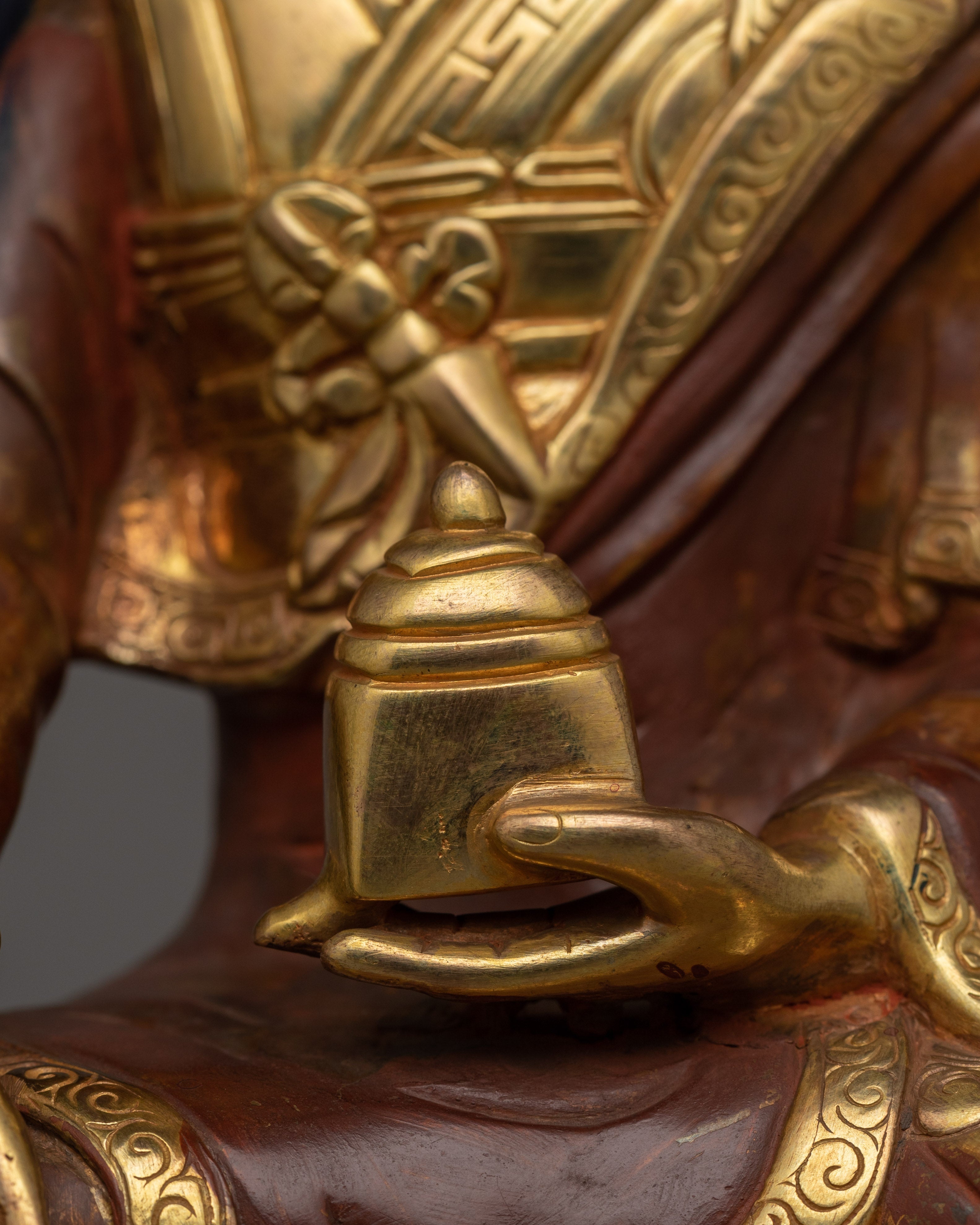 9.6 Inches Buddhist Master Statue | A Sacred Representation of Spiritual Guidance