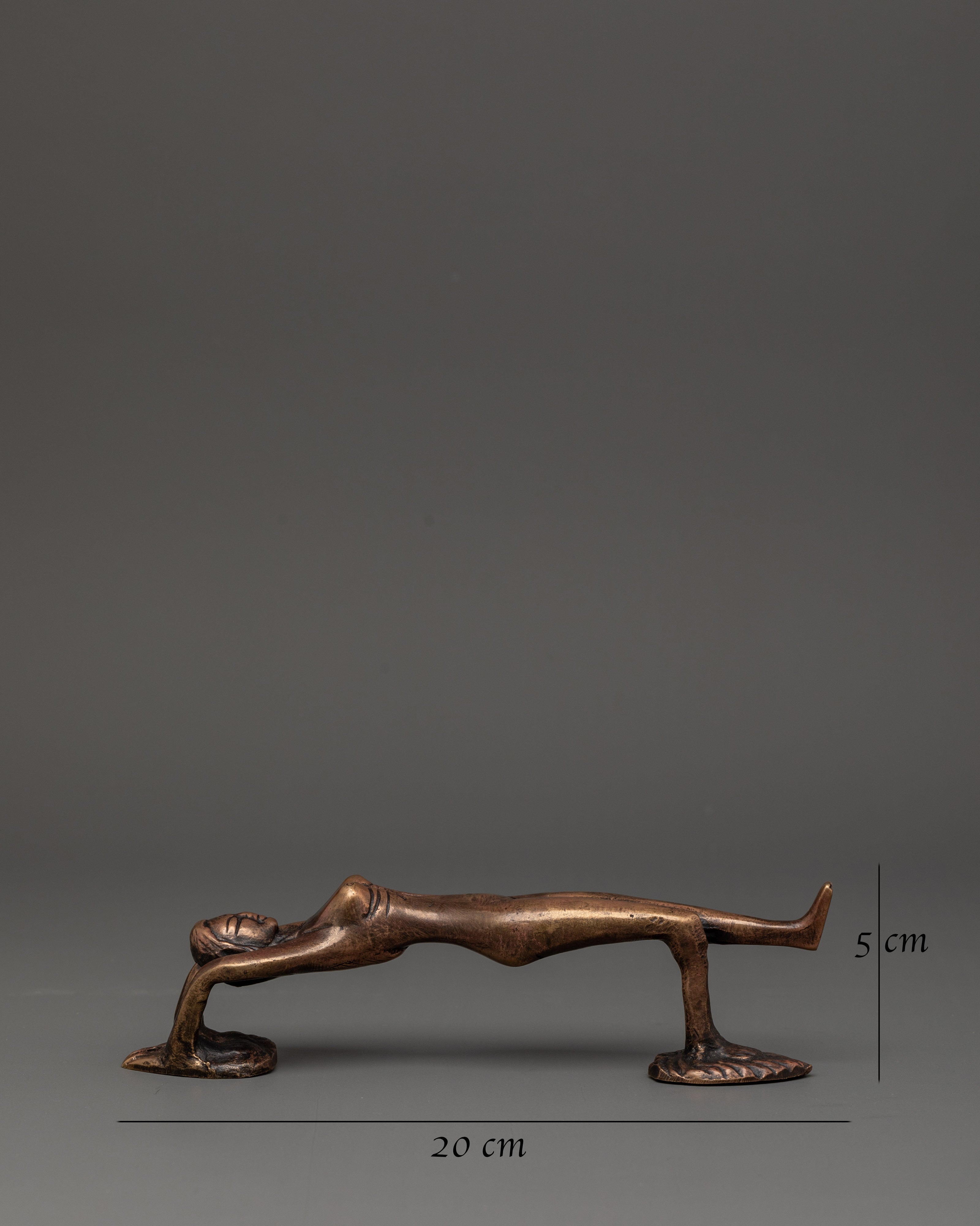 Traditional Tibetan Door Handle Set | Oxidized Copper Decorative Hardware