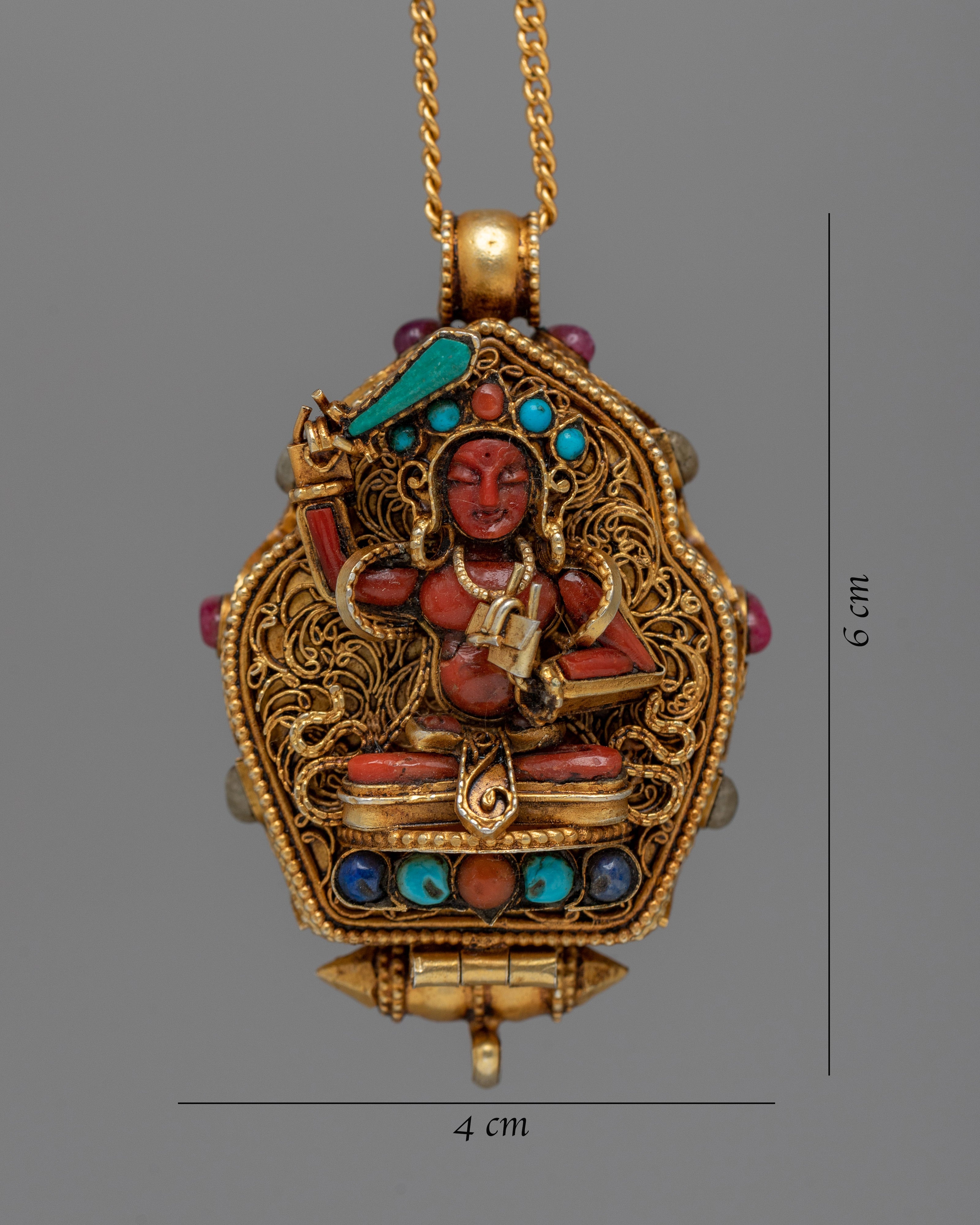 Manjushree Silver Locket | Harness the Wisdom of the Tibetan Bodhisattva