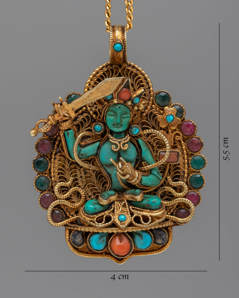 Manjushri Prayer Locket | Carry the Wisdom and Blessings of the Bodhisattva