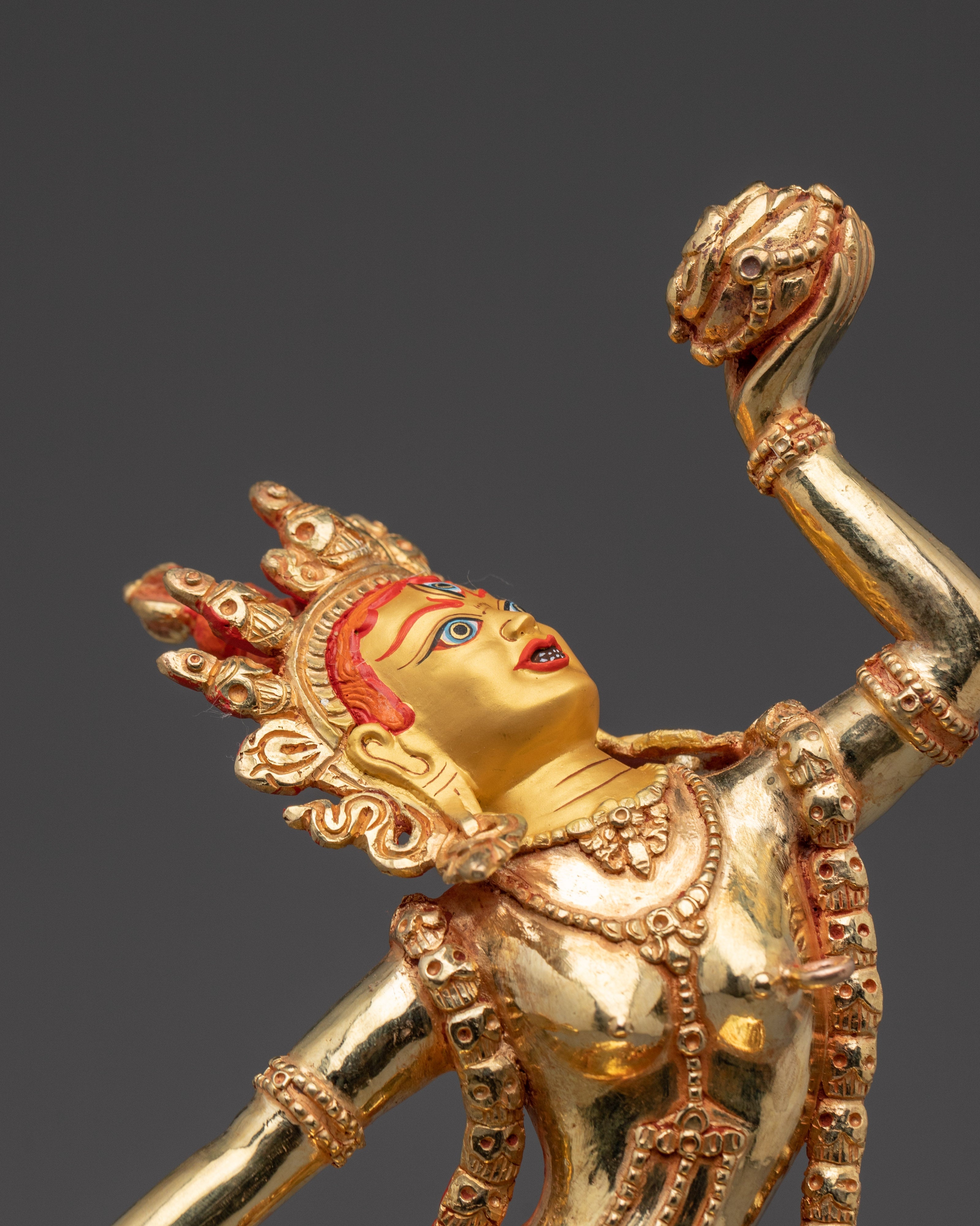 Golden Vajrayogini Sculpture | Queen of Dakini