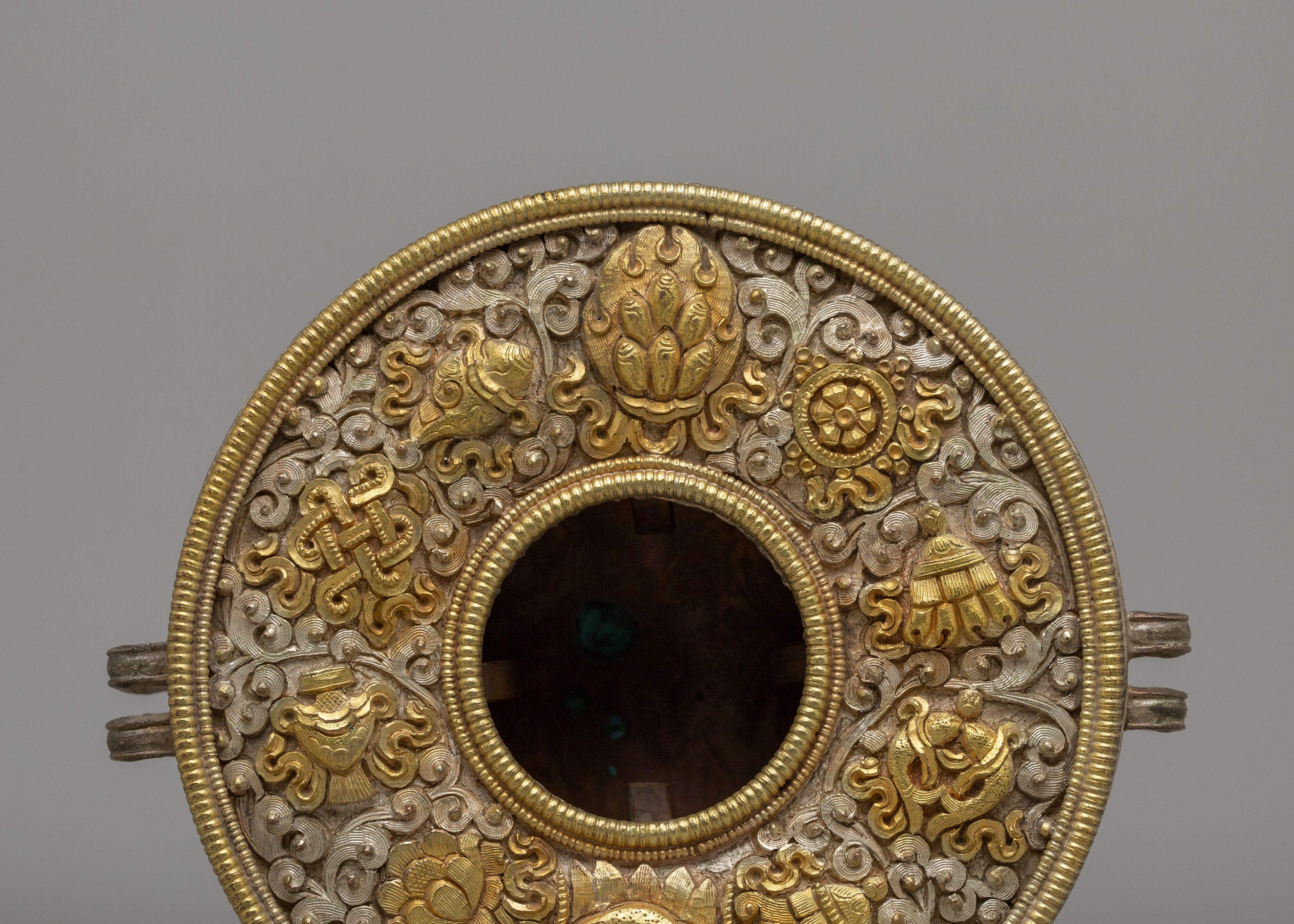 Traditional Tibetan Buddhist Ghau Box | Sacred Prayer Amulet