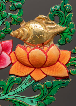 Tibetan Melong Home Decor | Copper Home Altar Art