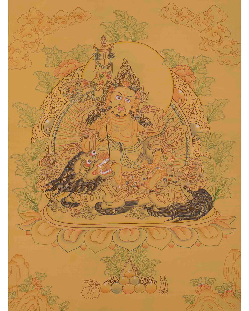 Namtoshe Thangka with Yellow Background