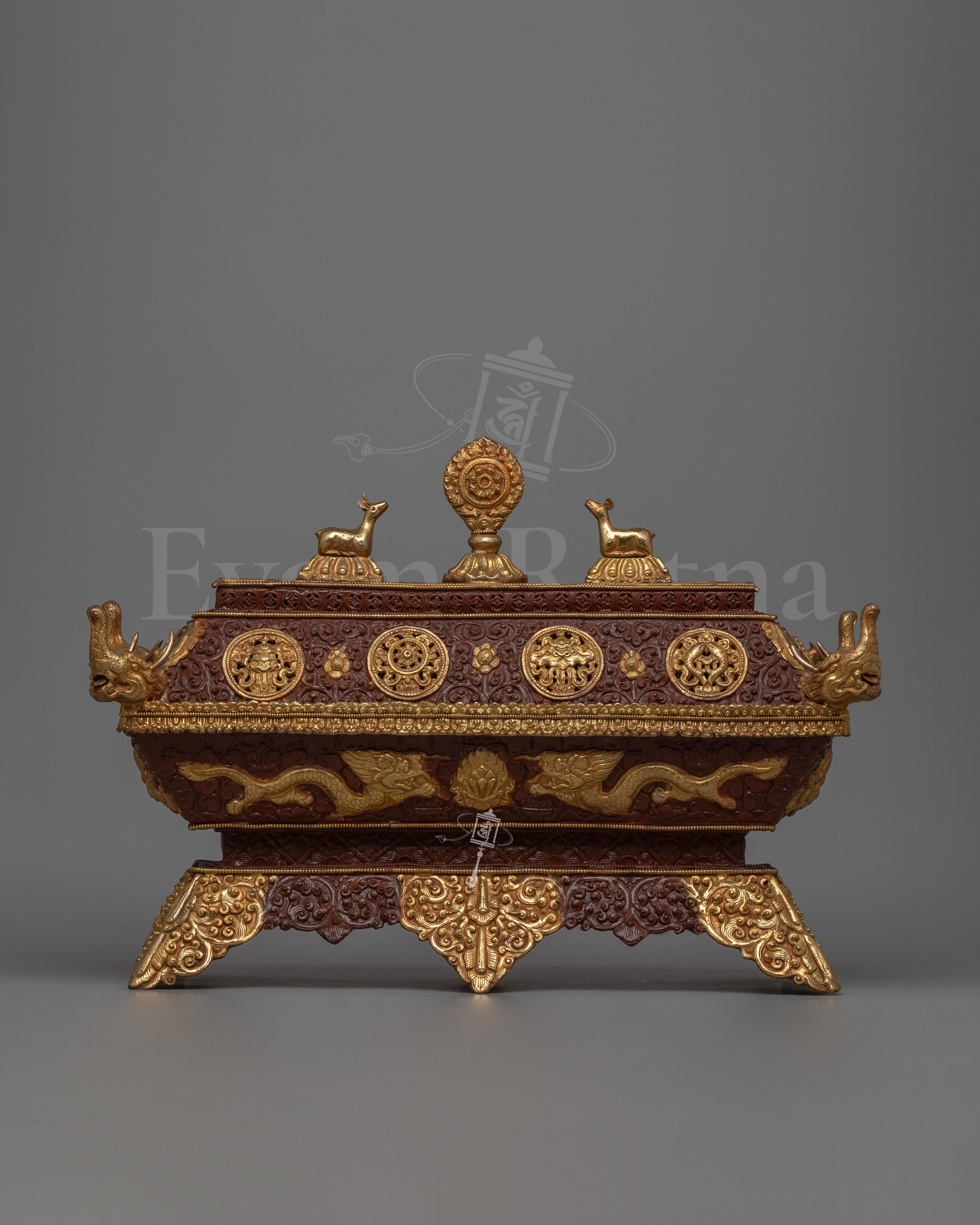 Sacred Copper Incense Burner | Elegant Home Fragrance Box