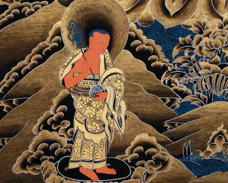 Blue Medicine Buddha Thangka | Bhaisajyaguru Painting