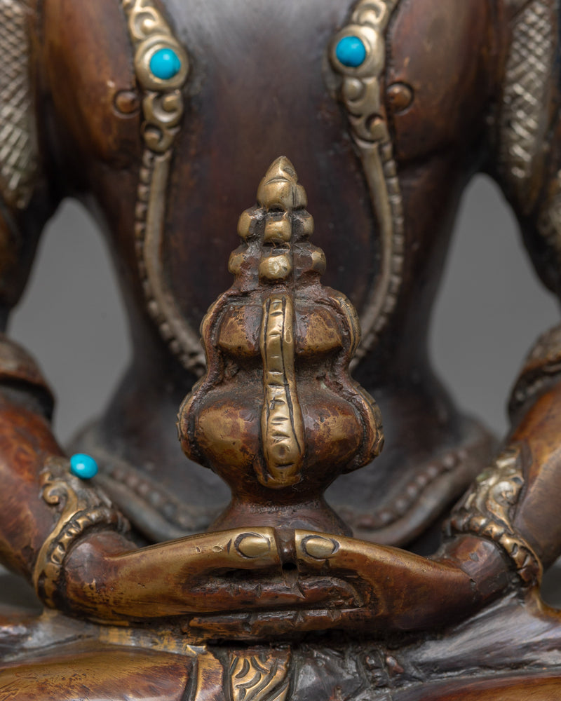 Amitayus Buddha Sculpture | Elixir of Immortality