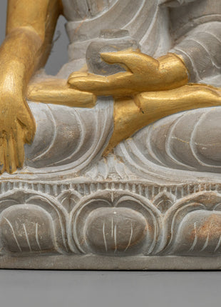 Stone Buddha Statue | Capture Tranquility with Shakyamuni Buddha